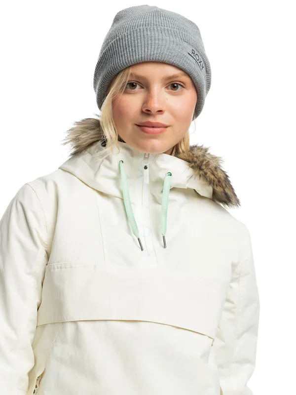 Roxy Womens Folker Beanie - Heather Grey