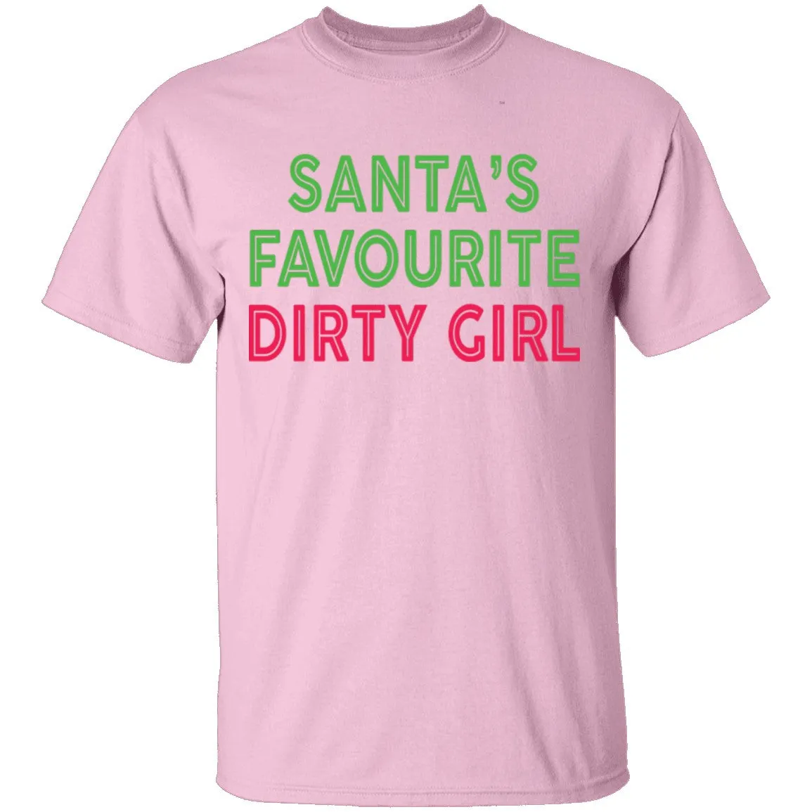 Santa's Favourite Dirty Girl T-Shirt