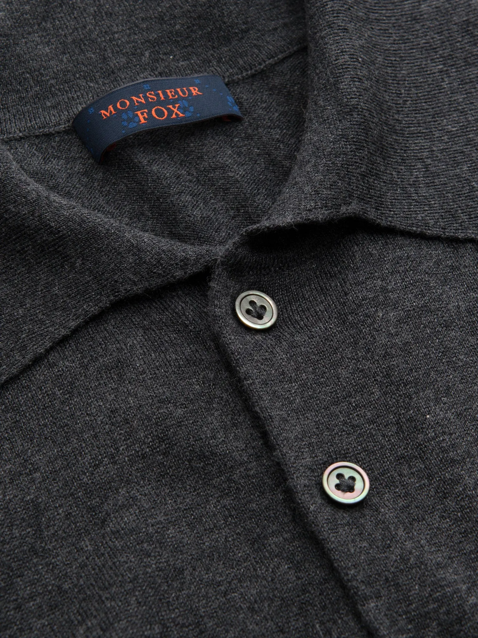 Short Sleeve Polo - Charcoal Grey