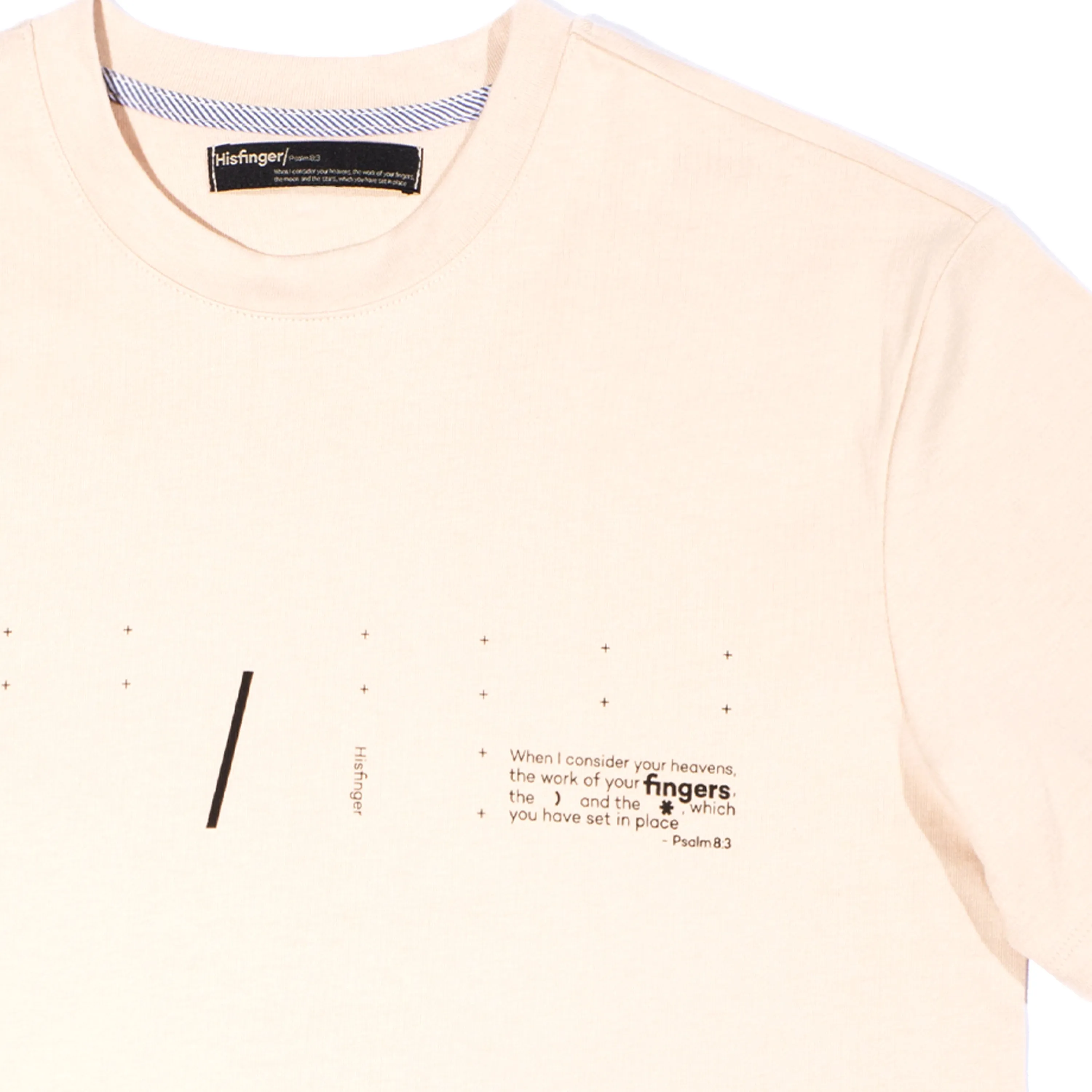 SINAI SLIM FIT T-SHIRT / UNISEX / BEIGE