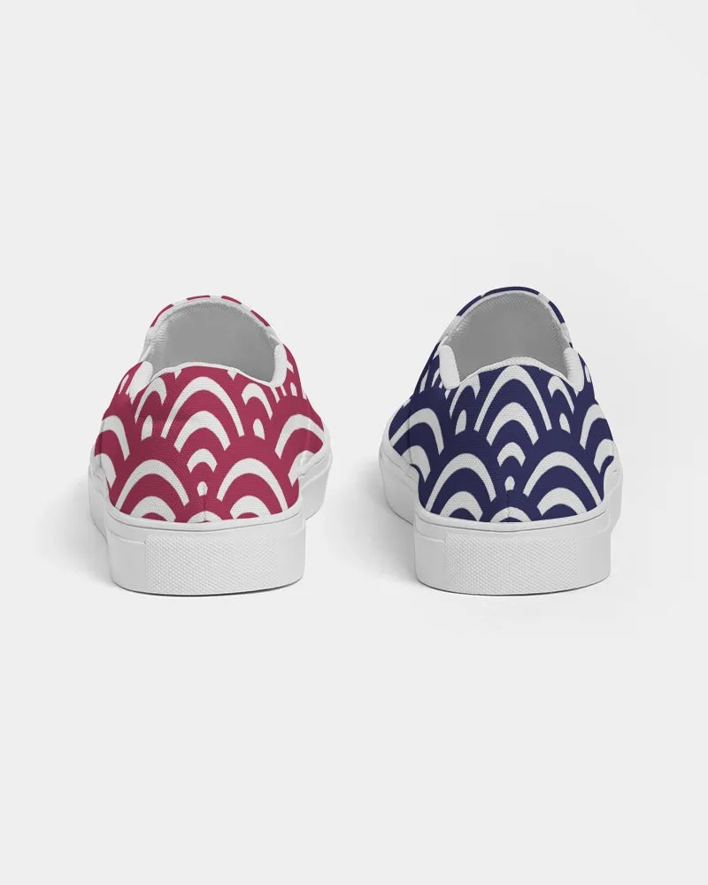 SMF Plum Blossom Feminine Slip-On Canvas Shoe