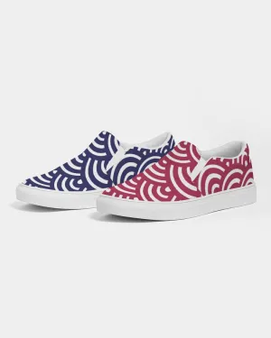 SMF Plum Blossom Feminine Slip-On Canvas Shoe