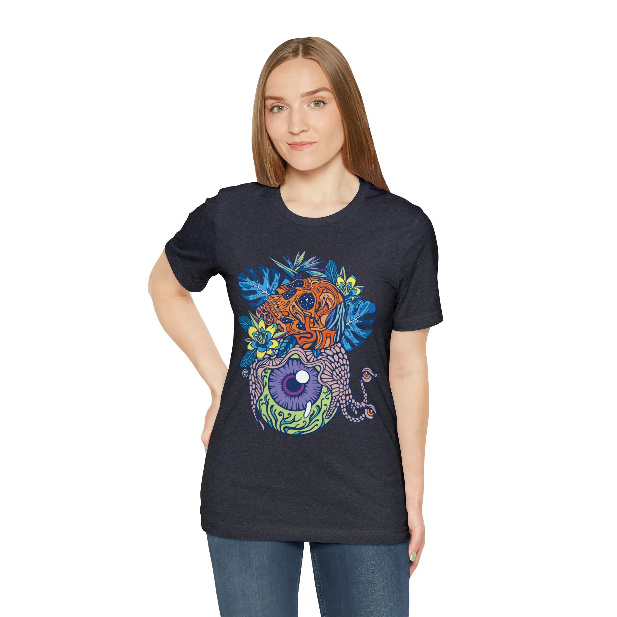 Snail Eyeland (ORNG) by Chaya Av Unisex Short Sleeve T-Shirt DTG (16 Colors Available)