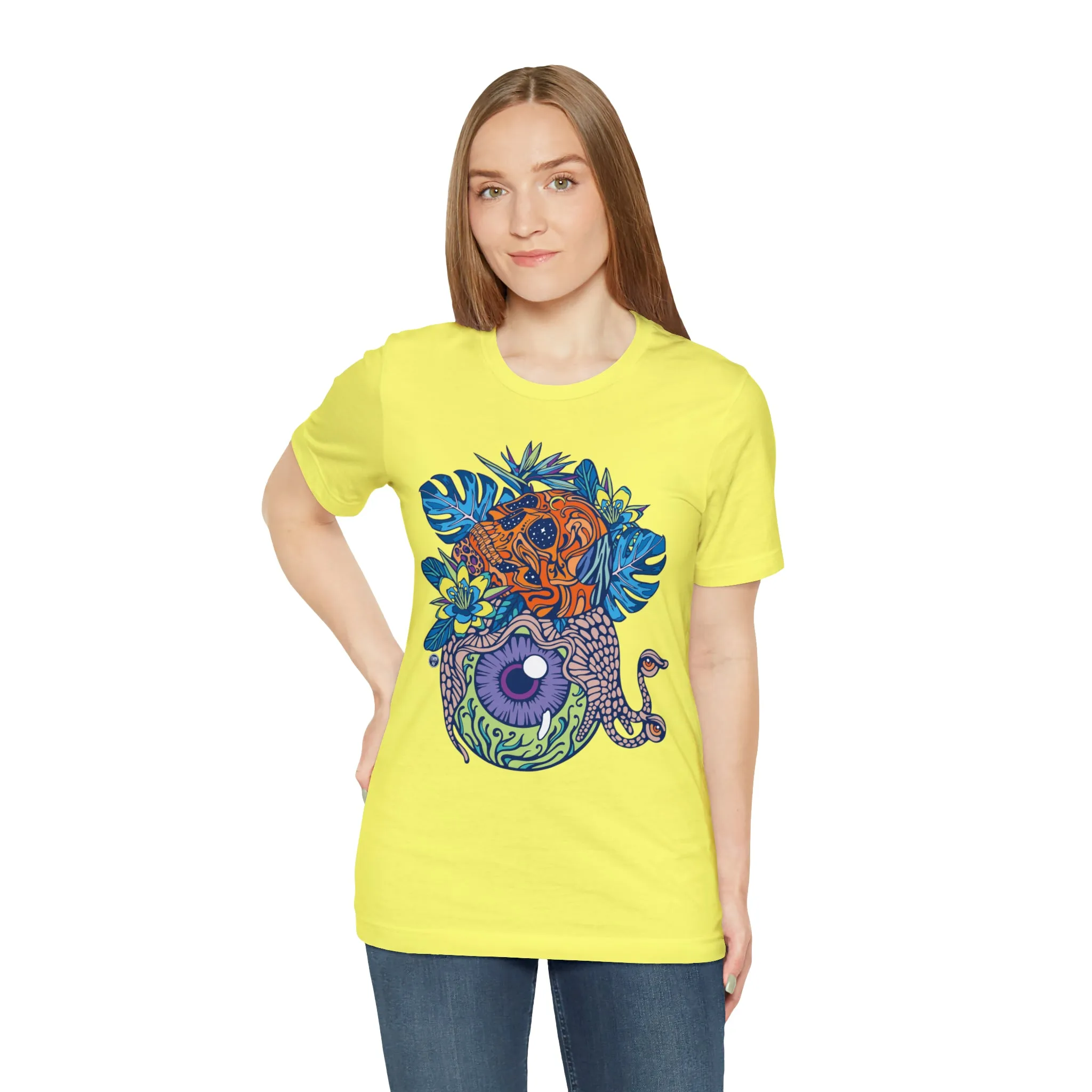 Snail Eyeland (ORNG) by Chaya Av Unisex Short Sleeve T-Shirt DTG (16 Colors Available)
