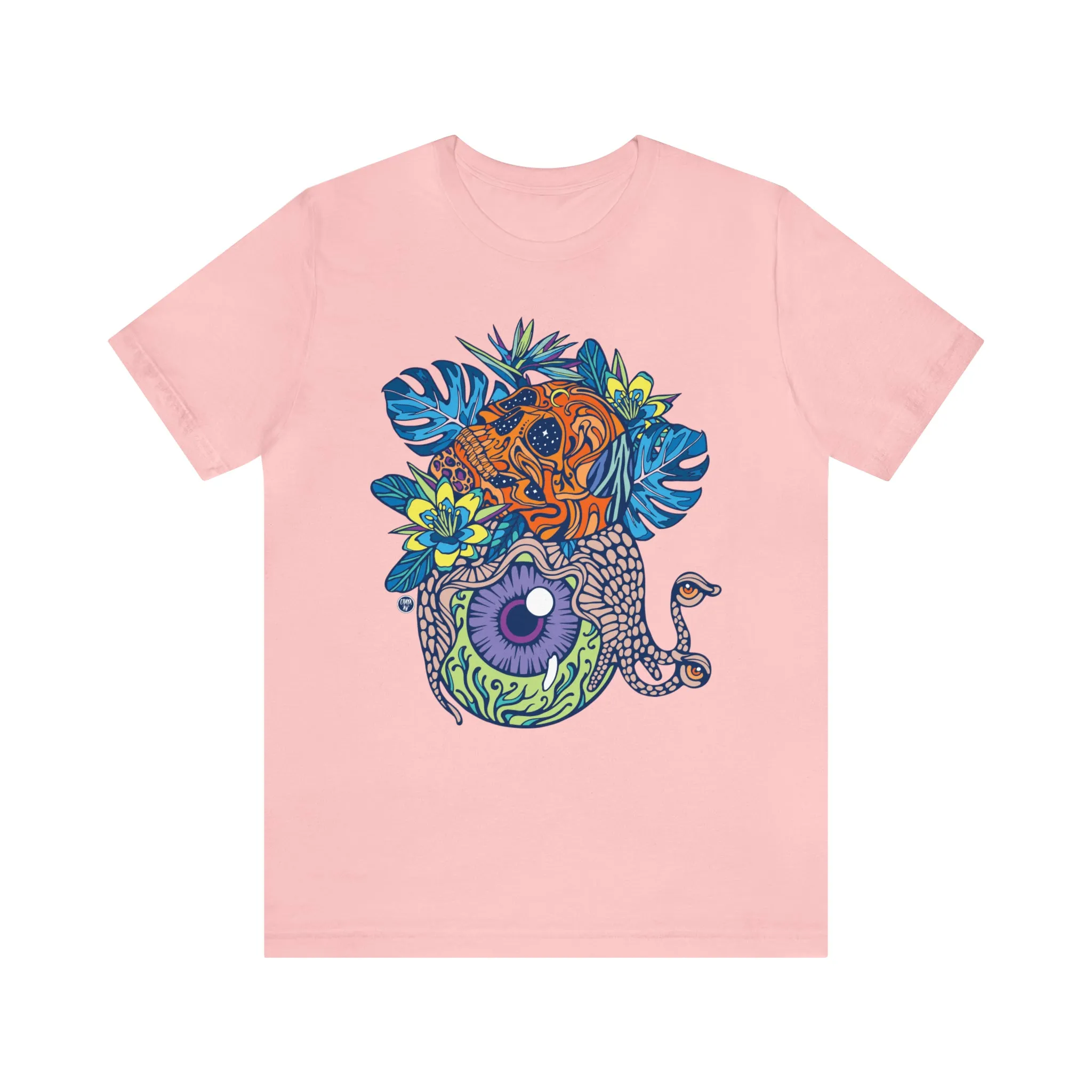 Snail Eyeland (ORNG) by Chaya Av Unisex Short Sleeve T-Shirt DTG (16 Colors Available)