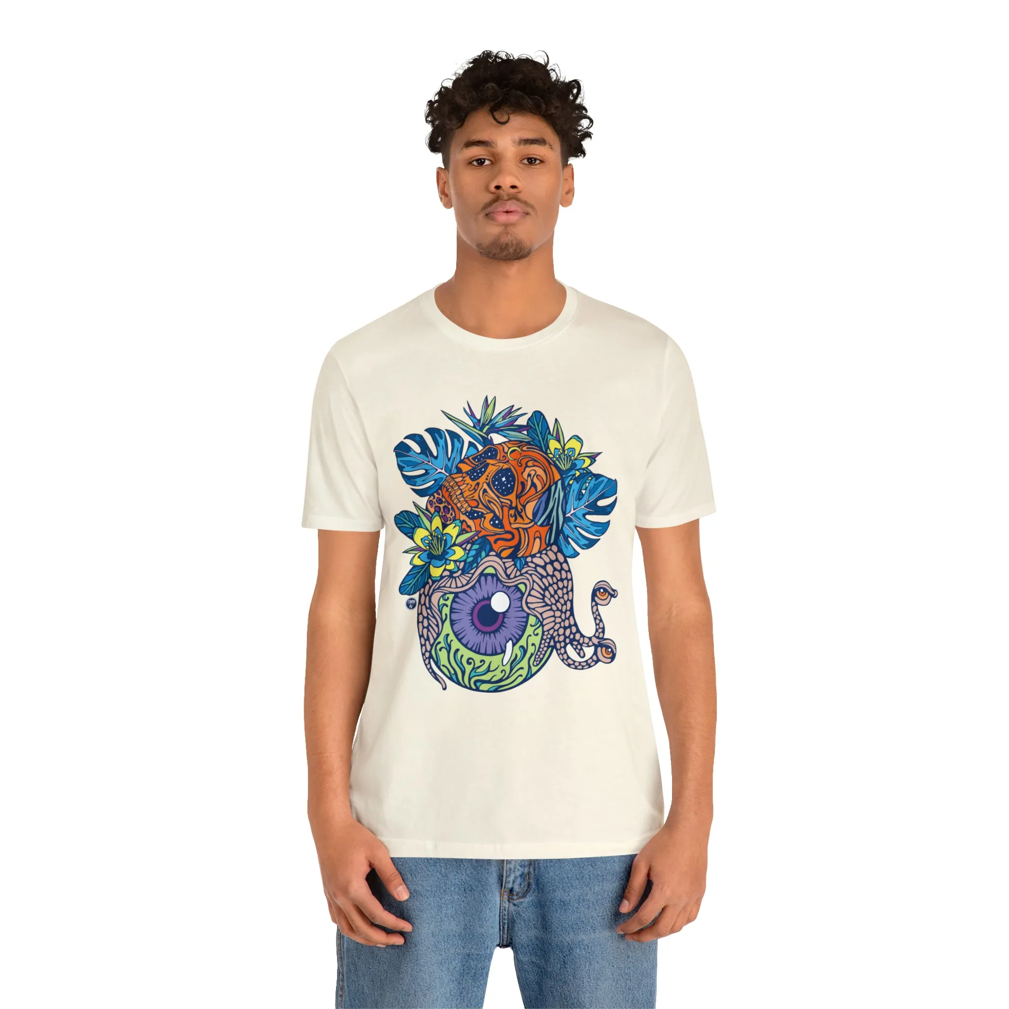 Snail Eyeland (ORNG) by Chaya Av Unisex Short Sleeve T-Shirt DTG (16 Colors Available)