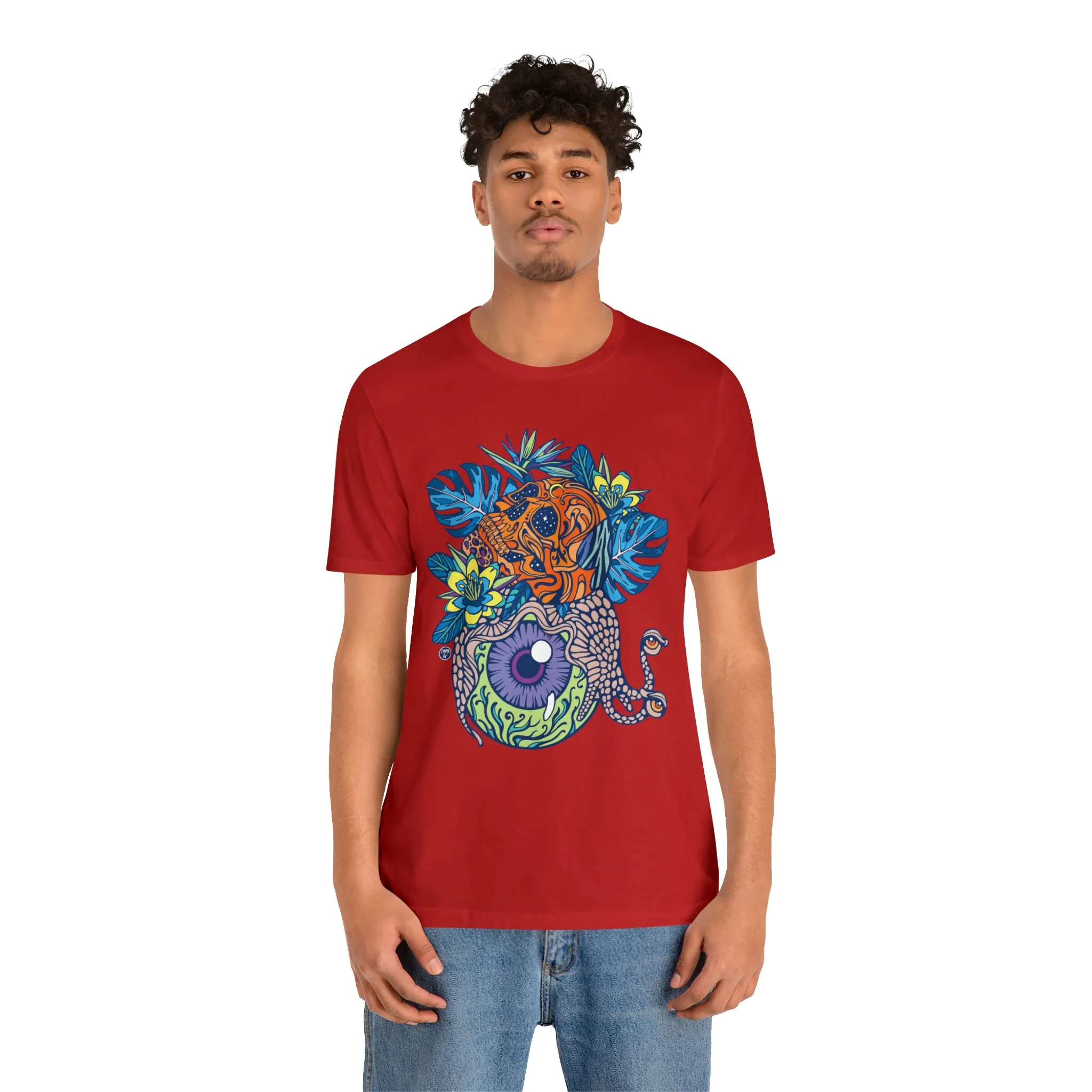 Snail Eyeland (ORNG) by Chaya Av Unisex Short Sleeve T-Shirt DTG (16 Colors Available)