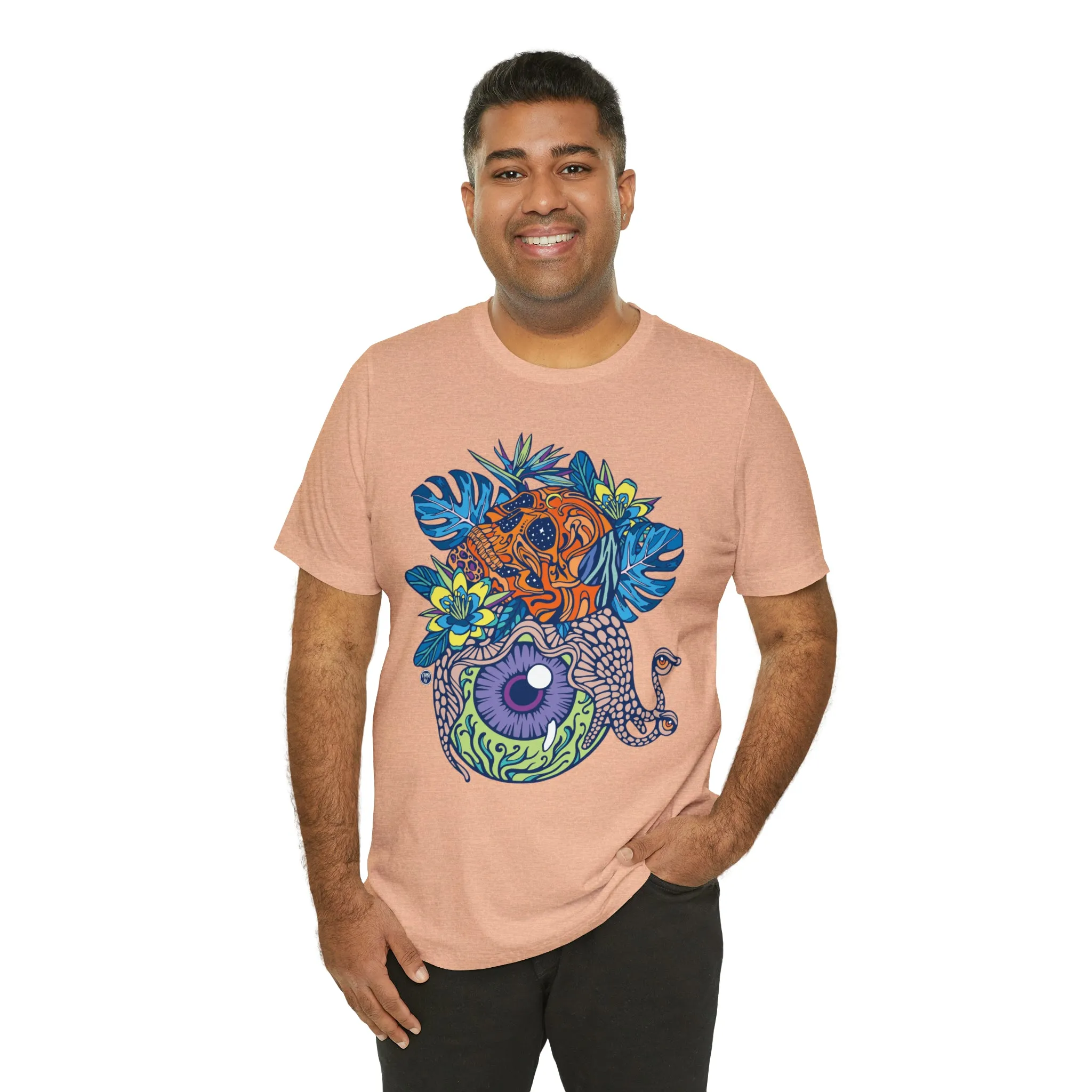 Snail Eyeland (ORNG) by Chaya Av Unisex Short Sleeve T-Shirt DTG (16 Colors Available)