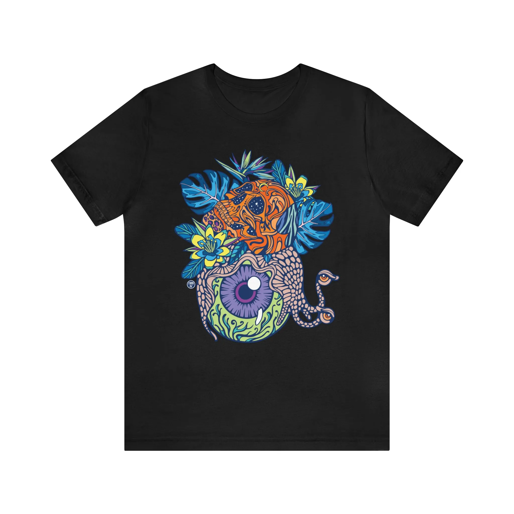 Snail Eyeland (ORNG) by Chaya Av Unisex Short Sleeve T-Shirt DTG (16 Colors Available)