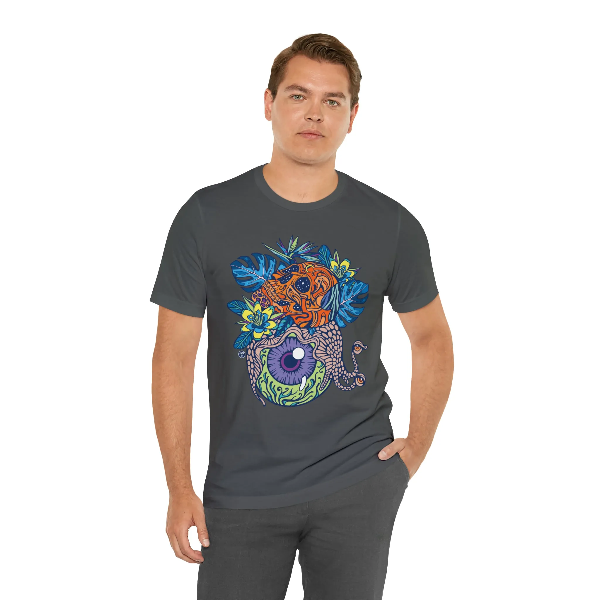 Snail Eyeland (ORNG) by Chaya Av Unisex Short Sleeve T-Shirt DTG (16 Colors Available)