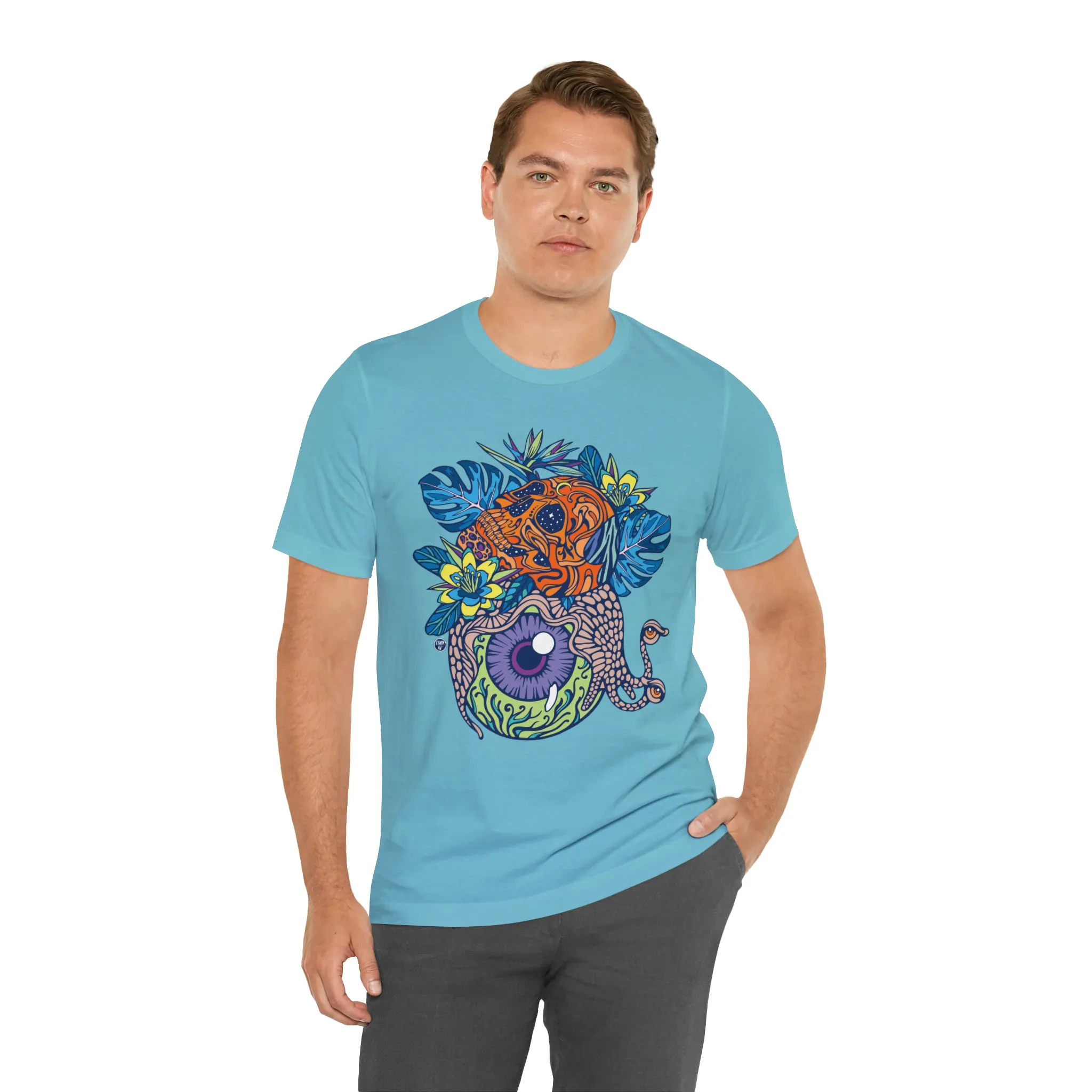 Snail Eyeland (ORNG) by Chaya Av Unisex Short Sleeve T-Shirt DTG (16 Colors Available)