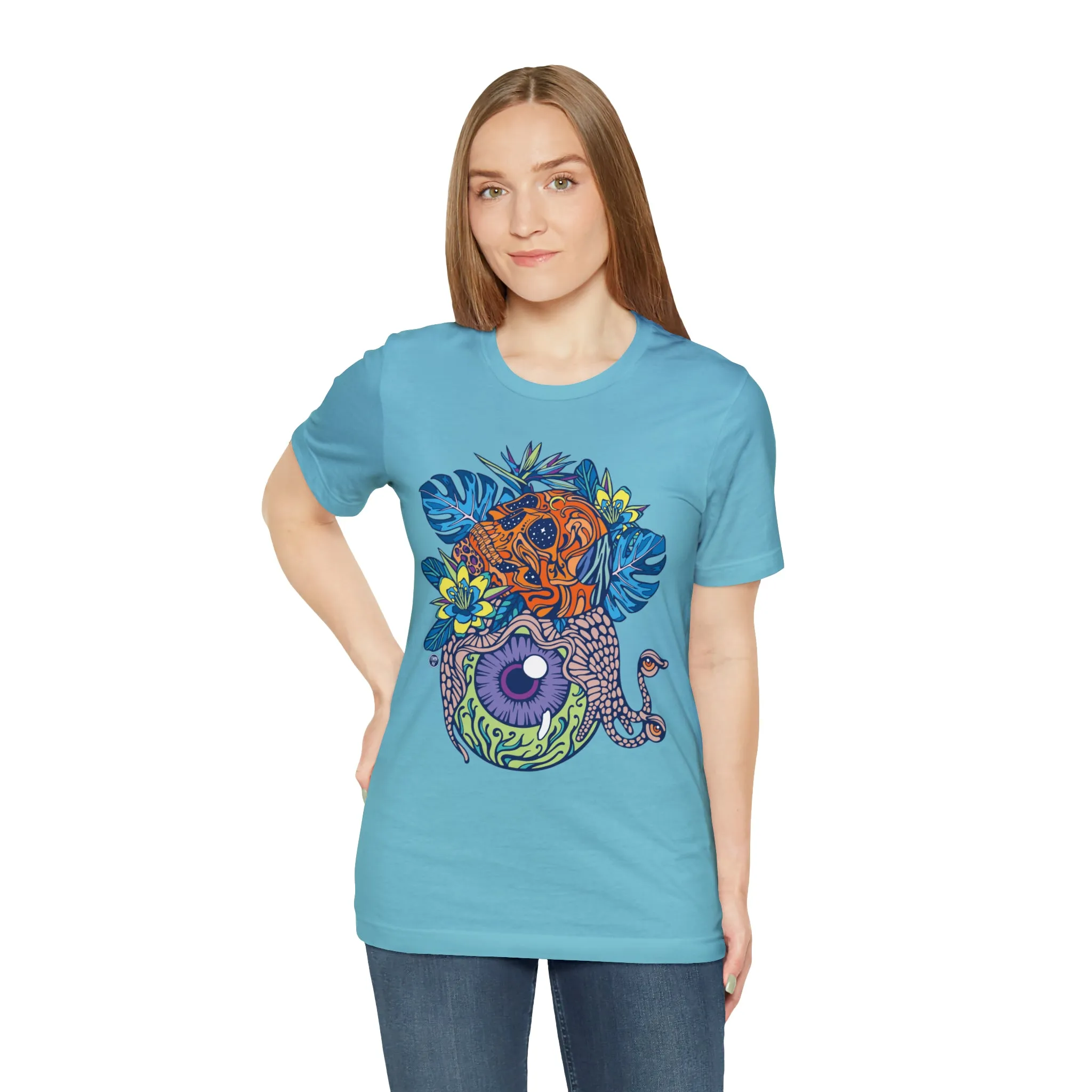 Snail Eyeland (ORNG) by Chaya Av Unisex Short Sleeve T-Shirt DTG (16 Colors Available)
