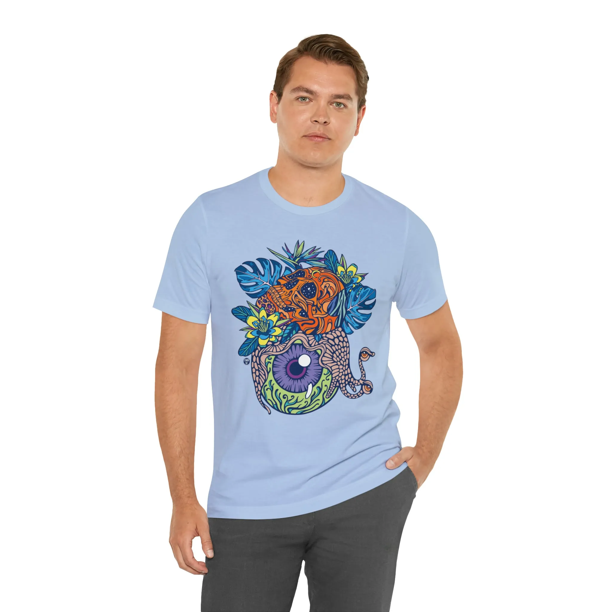 Snail Eyeland (ORNG) by Chaya Av Unisex Short Sleeve T-Shirt DTG (16 Colors Available)