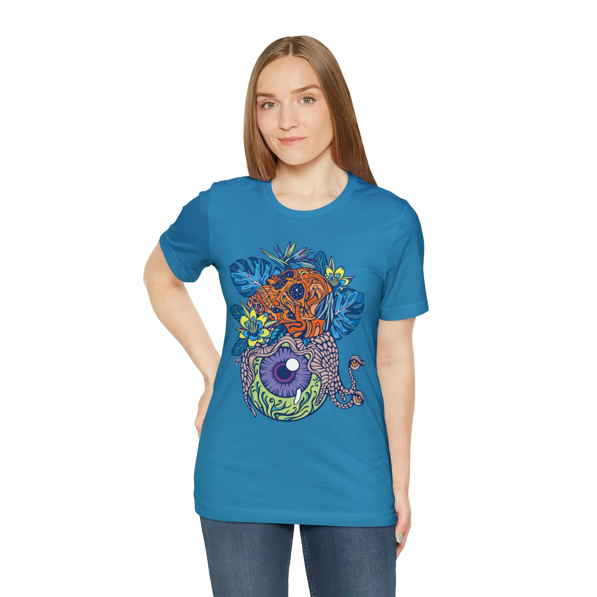 Snail Eyeland (ORNG) by Chaya Av Unisex Short Sleeve T-Shirt DTG (16 Colors Available)