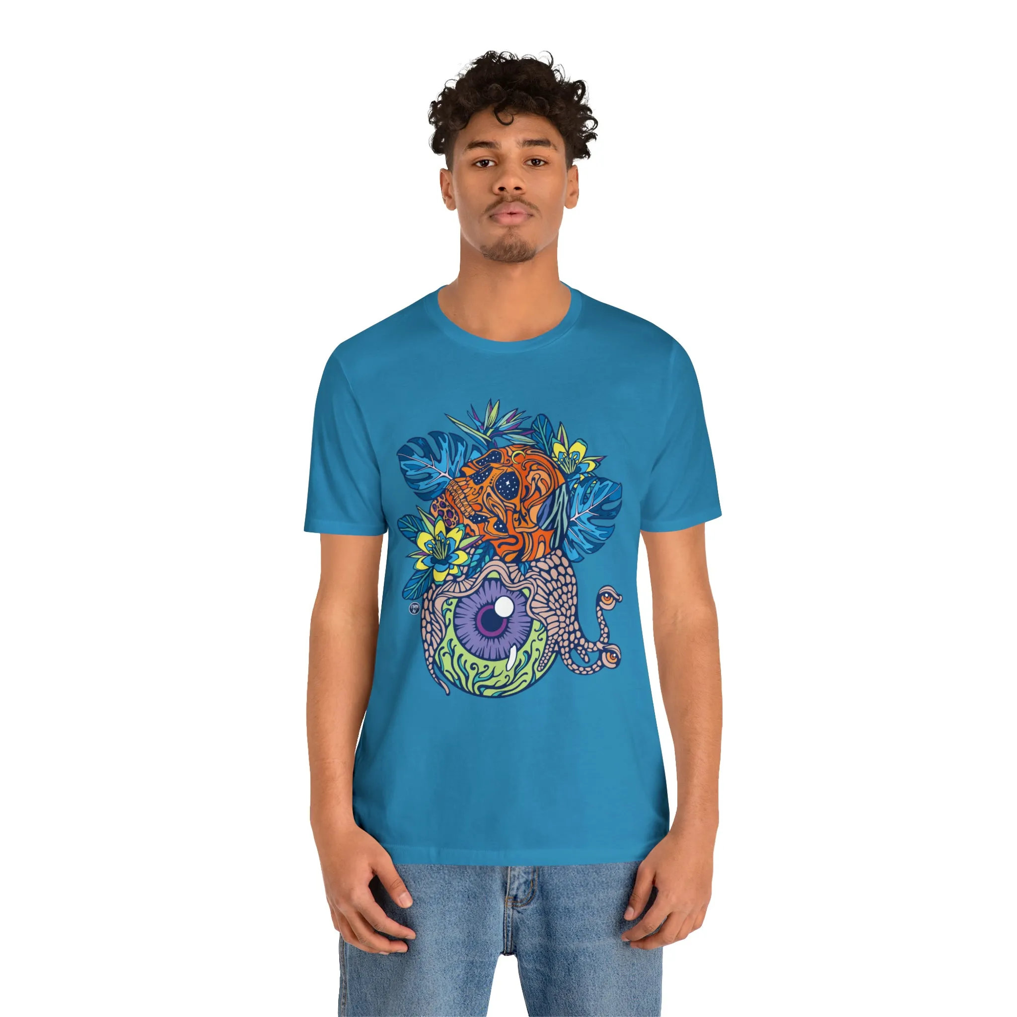 Snail Eyeland (ORNG) by Chaya Av Unisex Short Sleeve T-Shirt DTG (16 Colors Available)