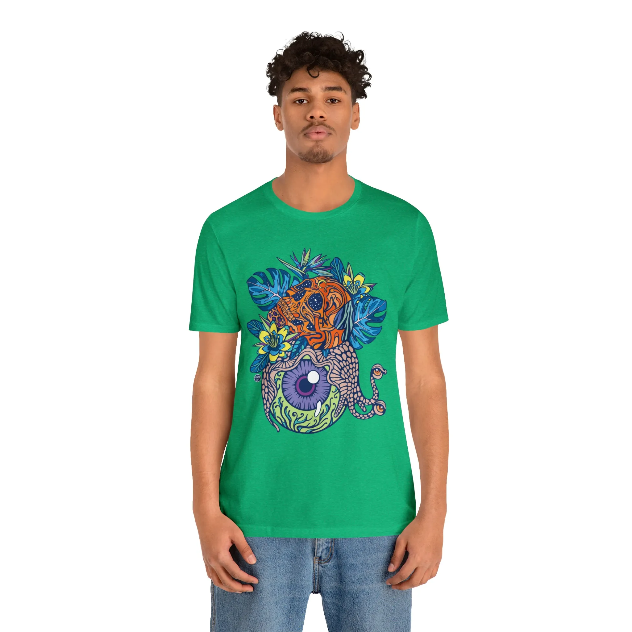 Snail Eyeland (ORNG) by Chaya Av Unisex Short Sleeve T-Shirt DTG (16 Colors Available)