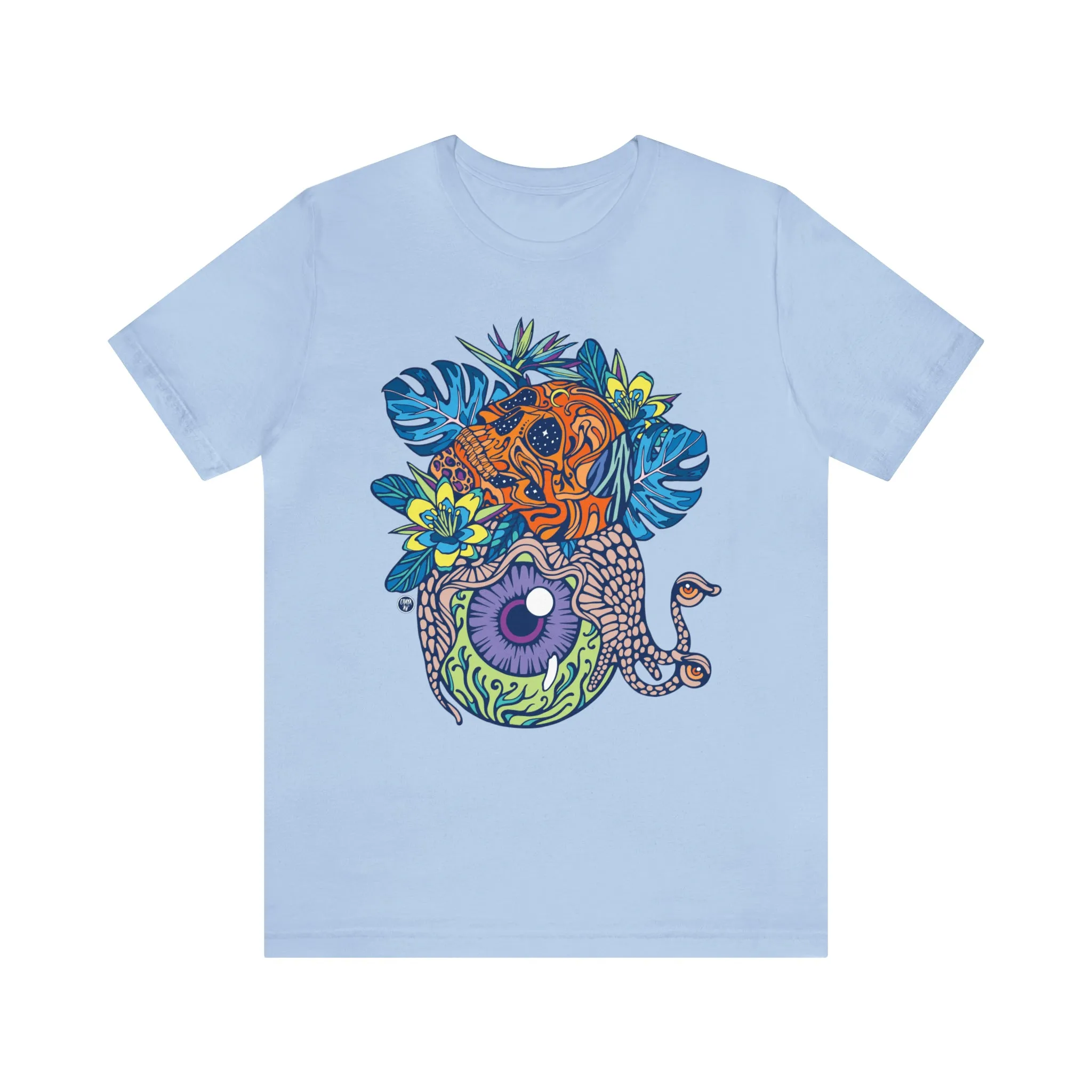 Snail Eyeland (ORNG) by Chaya Av Unisex Short Sleeve T-Shirt DTG (16 Colors Available)
