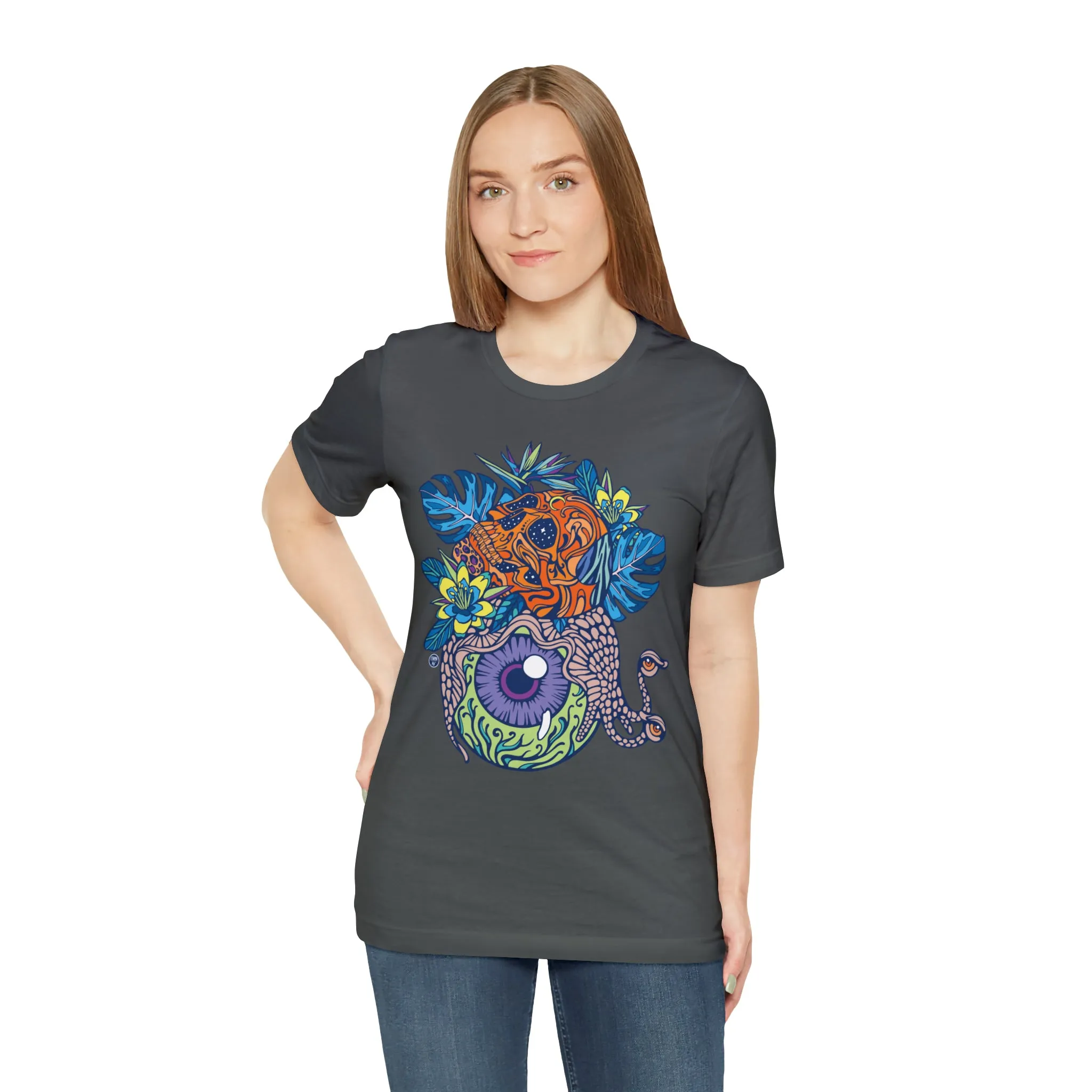 Snail Eyeland (ORNG) by Chaya Av Unisex Short Sleeve T-Shirt DTG (16 Colors Available)