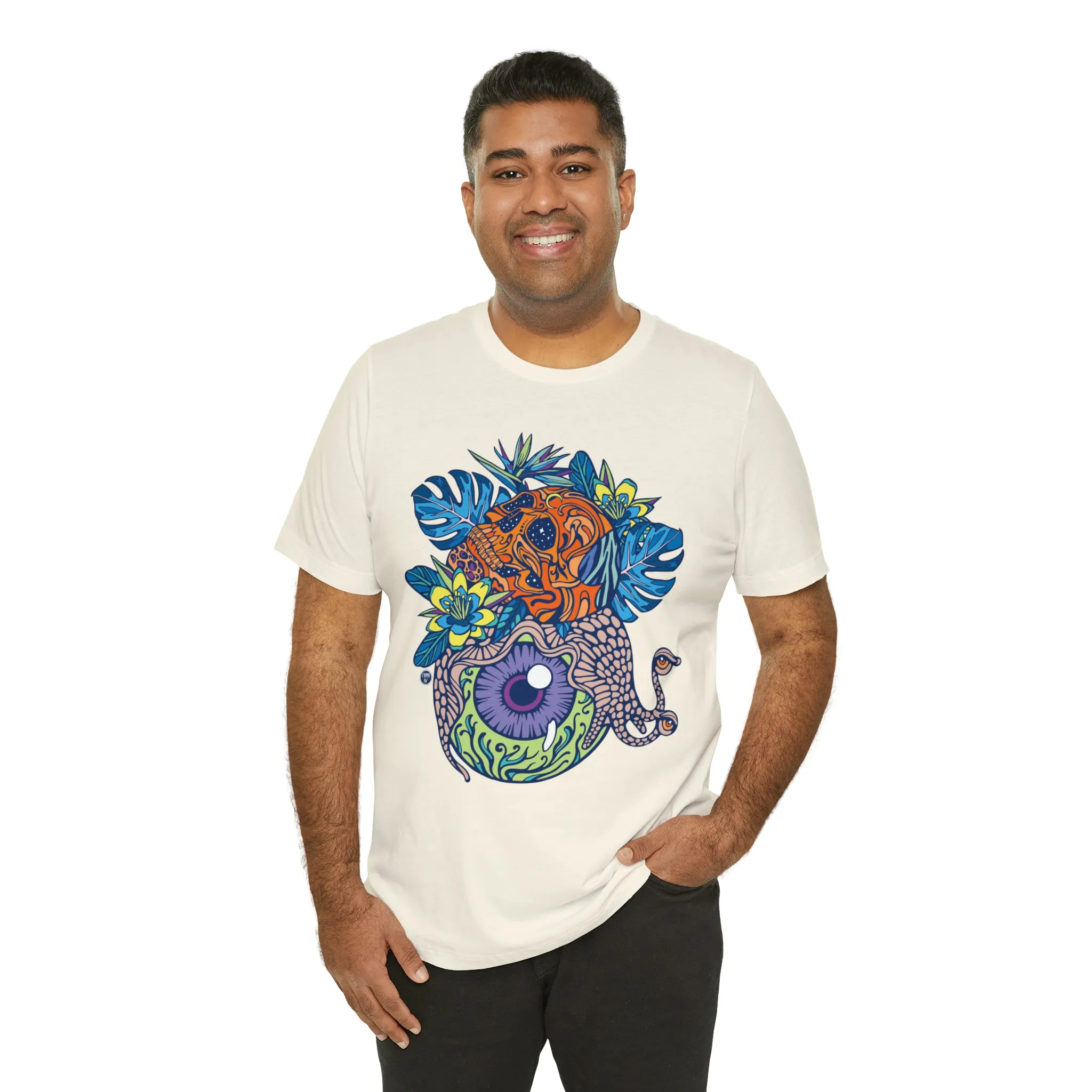 Snail Eyeland (ORNG) by Chaya Av Unisex Short Sleeve T-Shirt DTG (16 Colors Available)