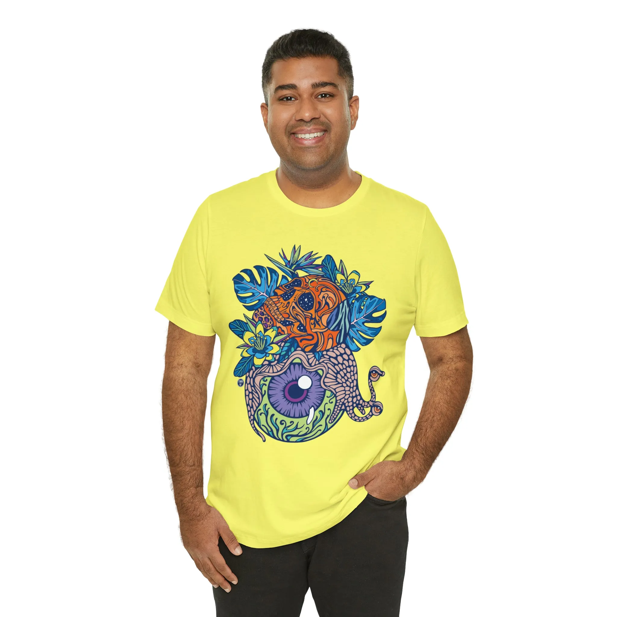 Snail Eyeland (ORNG) by Chaya Av Unisex Short Sleeve T-Shirt DTG (16 Colors Available)