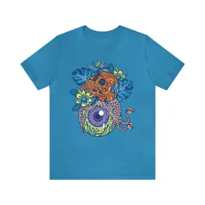 Snail Eyeland (ORNG) by Chaya Av Unisex Short Sleeve T-Shirt DTG (16 Colors Available)