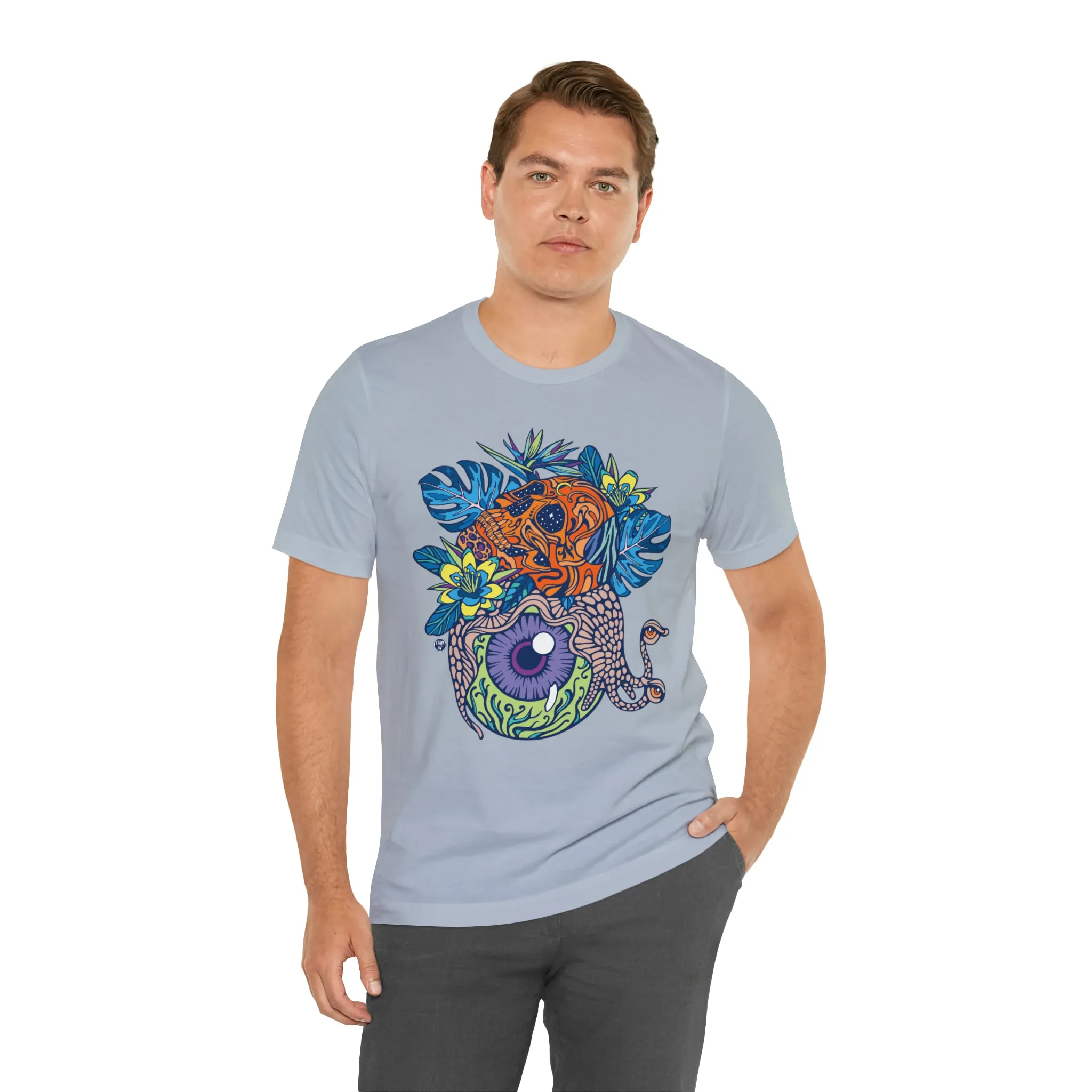 Snail Eyeland (ORNG) by Chaya Av Unisex Short Sleeve T-Shirt DTG (16 Colors Available)
