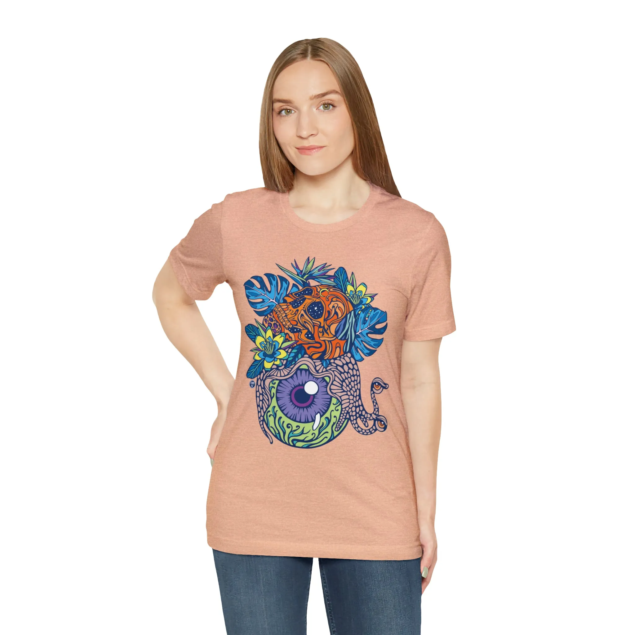 Snail Eyeland (ORNG) by Chaya Av Unisex Short Sleeve T-Shirt DTG (16 Colors Available)