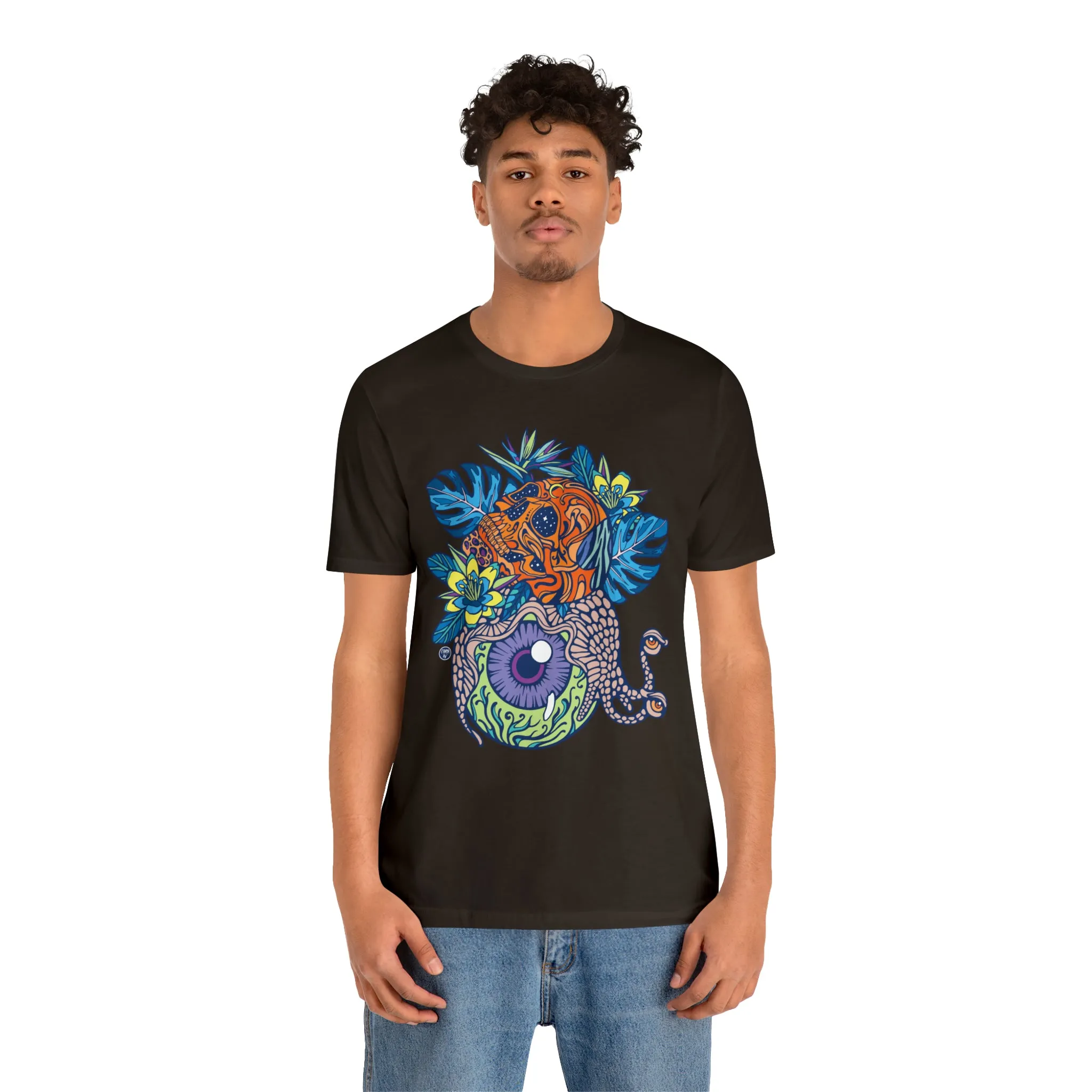 Snail Eyeland (ORNG) by Chaya Av Unisex Short Sleeve T-Shirt DTG (16 Colors Available)