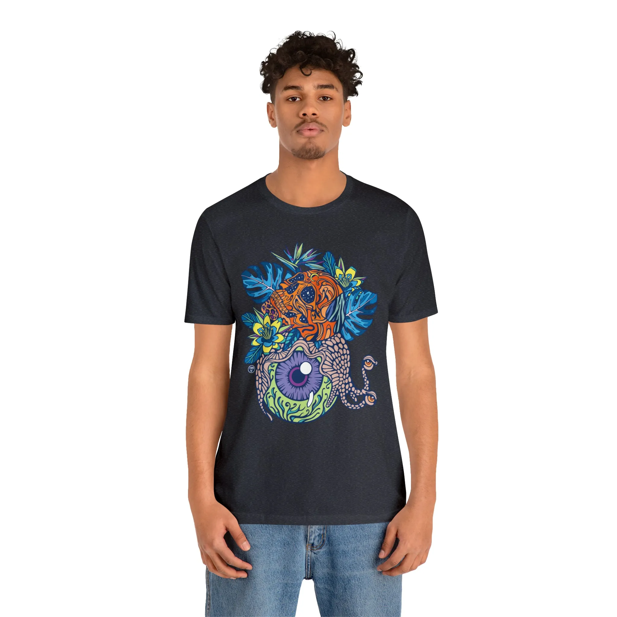 Snail Eyeland (ORNG) by Chaya Av Unisex Short Sleeve T-Shirt DTG (16 Colors Available)