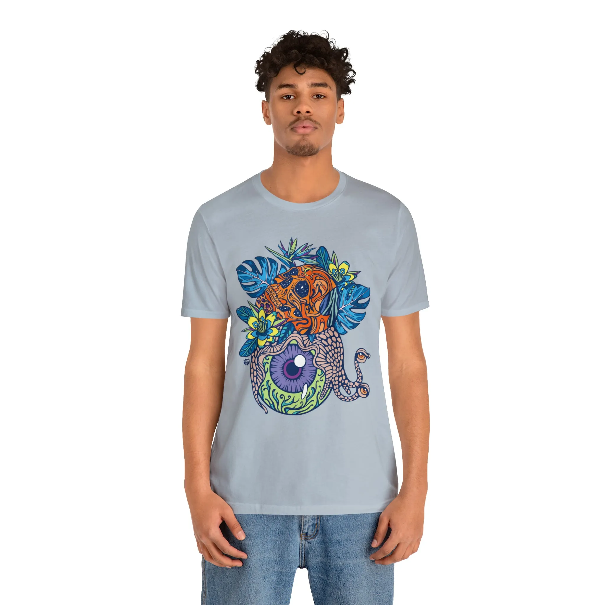 Snail Eyeland (ORNG) by Chaya Av Unisex Short Sleeve T-Shirt DTG (16 Colors Available)
