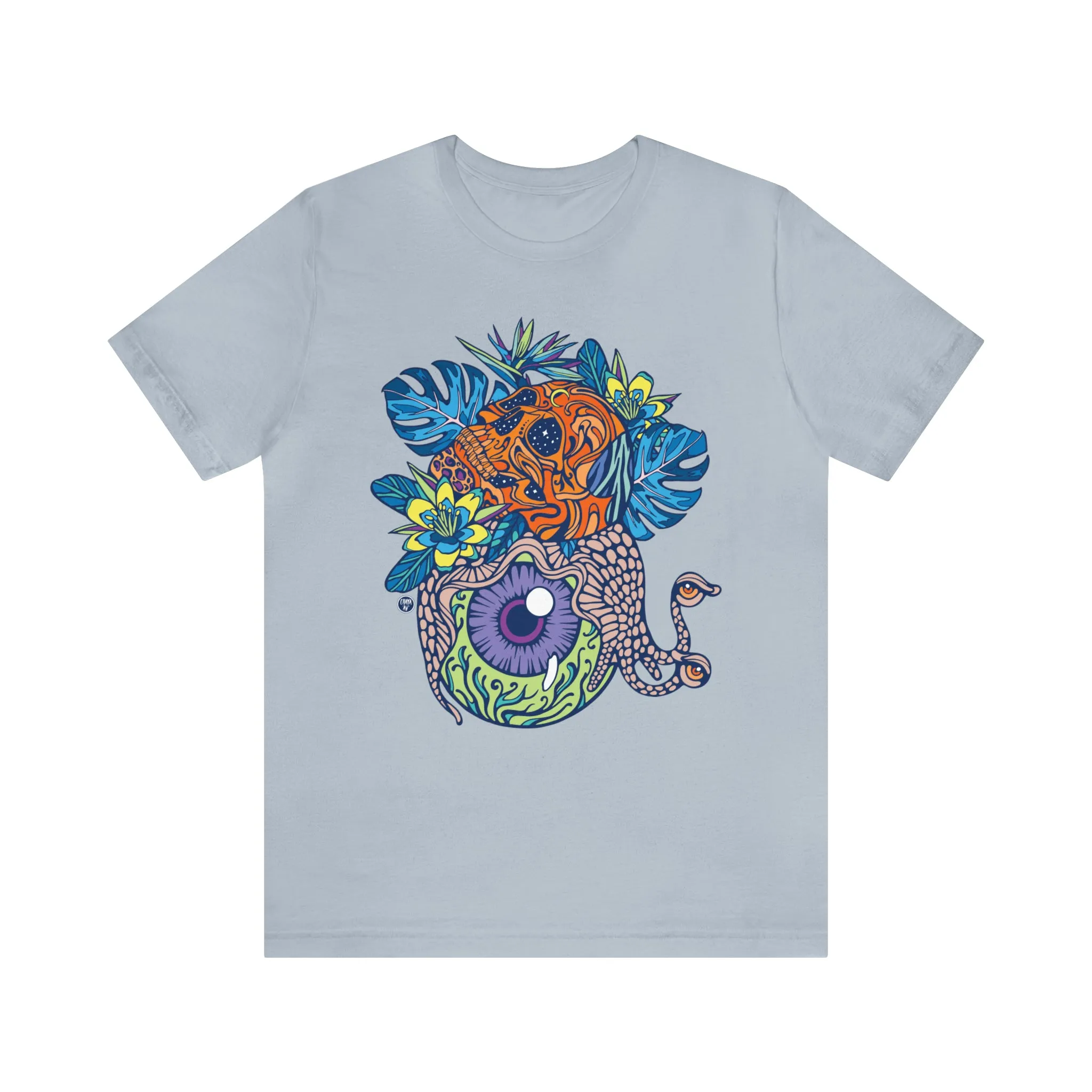 Snail Eyeland (ORNG) by Chaya Av Unisex Short Sleeve T-Shirt DTG (16 Colors Available)