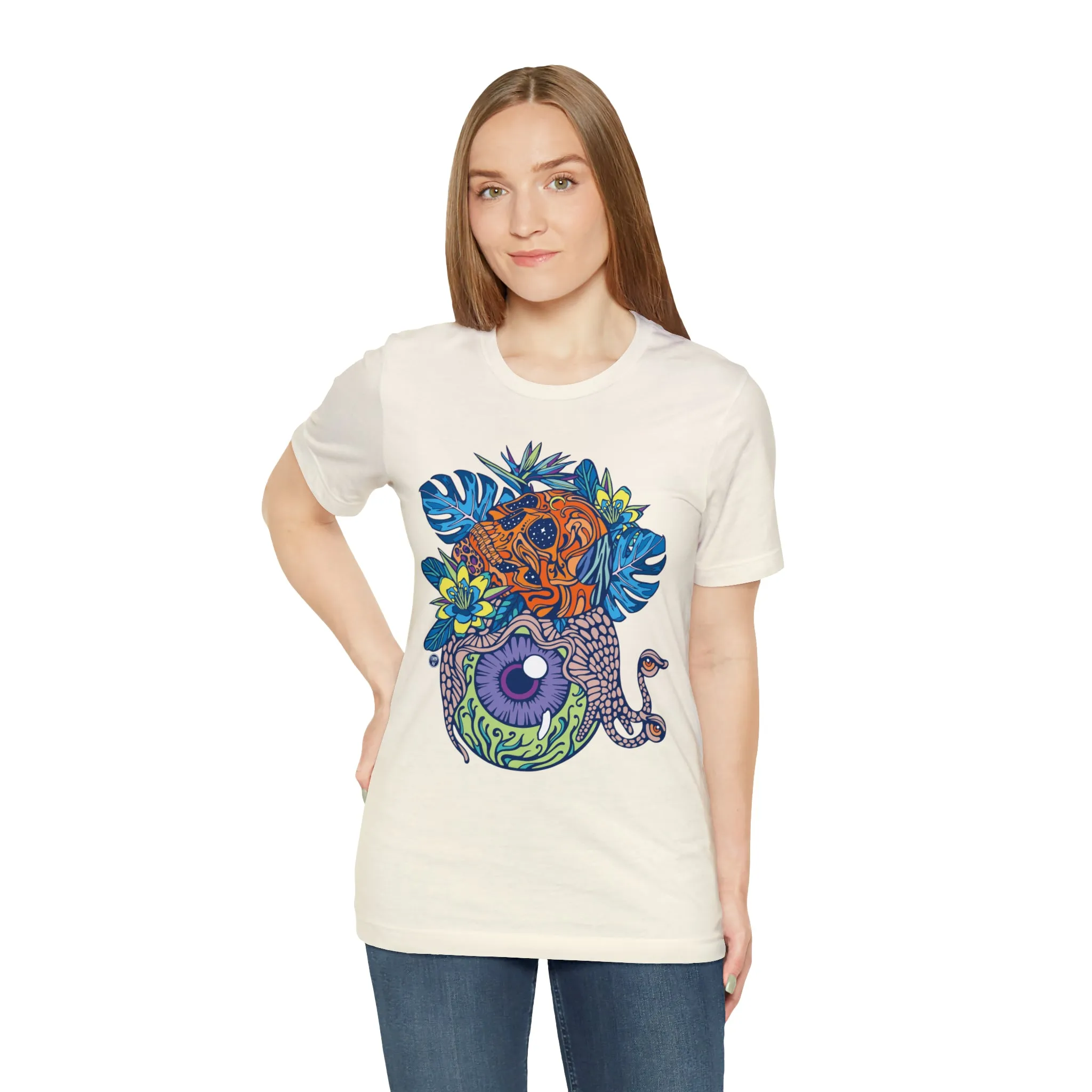 Snail Eyeland (ORNG) by Chaya Av Unisex Short Sleeve T-Shirt DTG (16 Colors Available)
