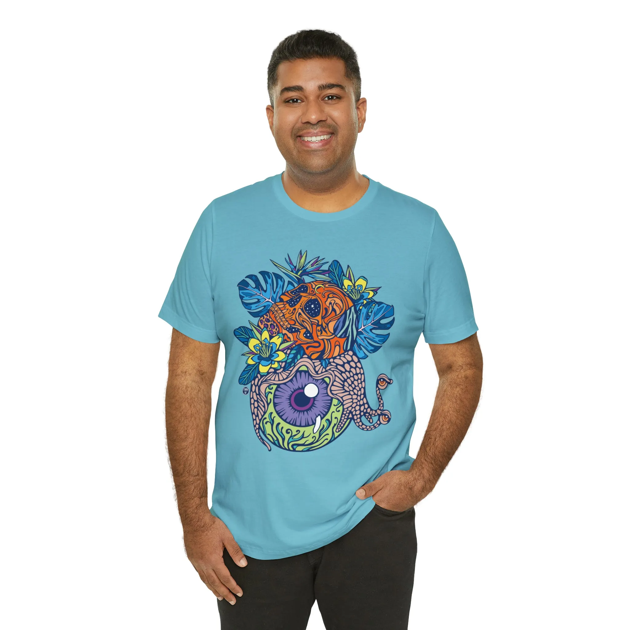Snail Eyeland (ORNG) by Chaya Av Unisex Short Sleeve T-Shirt DTG (16 Colors Available)