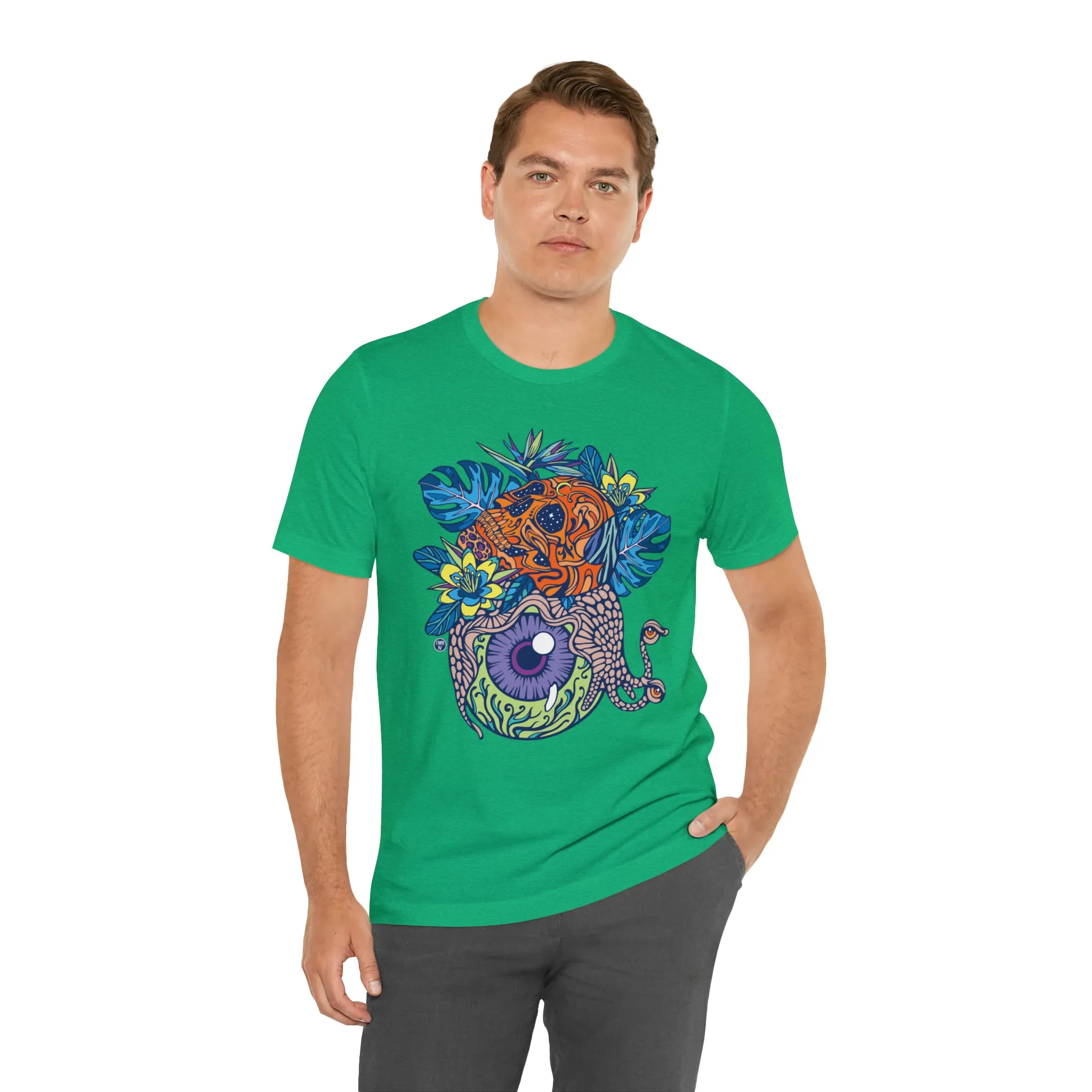 Snail Eyeland (ORNG) by Chaya Av Unisex Short Sleeve T-Shirt DTG (16 Colors Available)