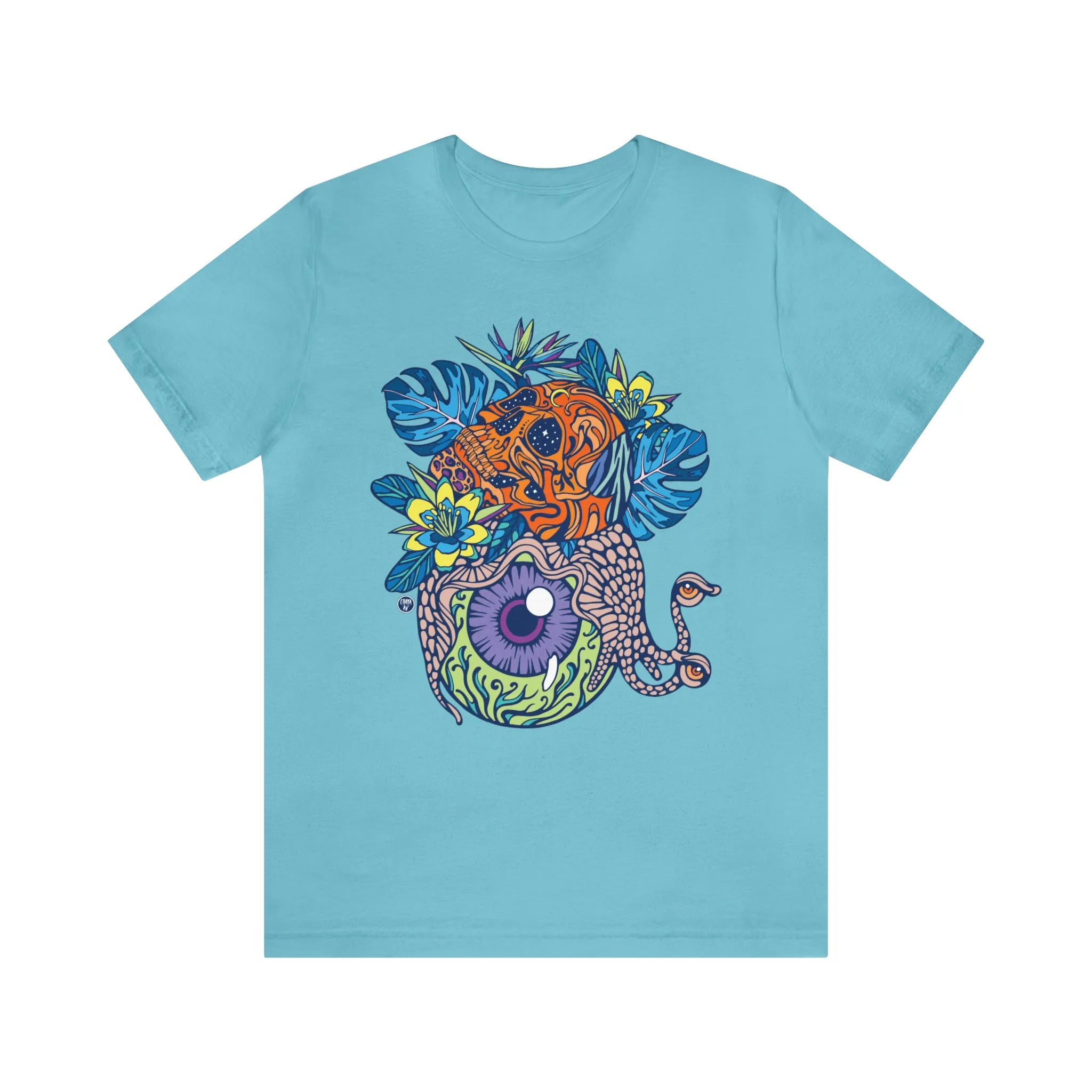 Snail Eyeland (ORNG) by Chaya Av Unisex Short Sleeve T-Shirt DTG (16 Colors Available)