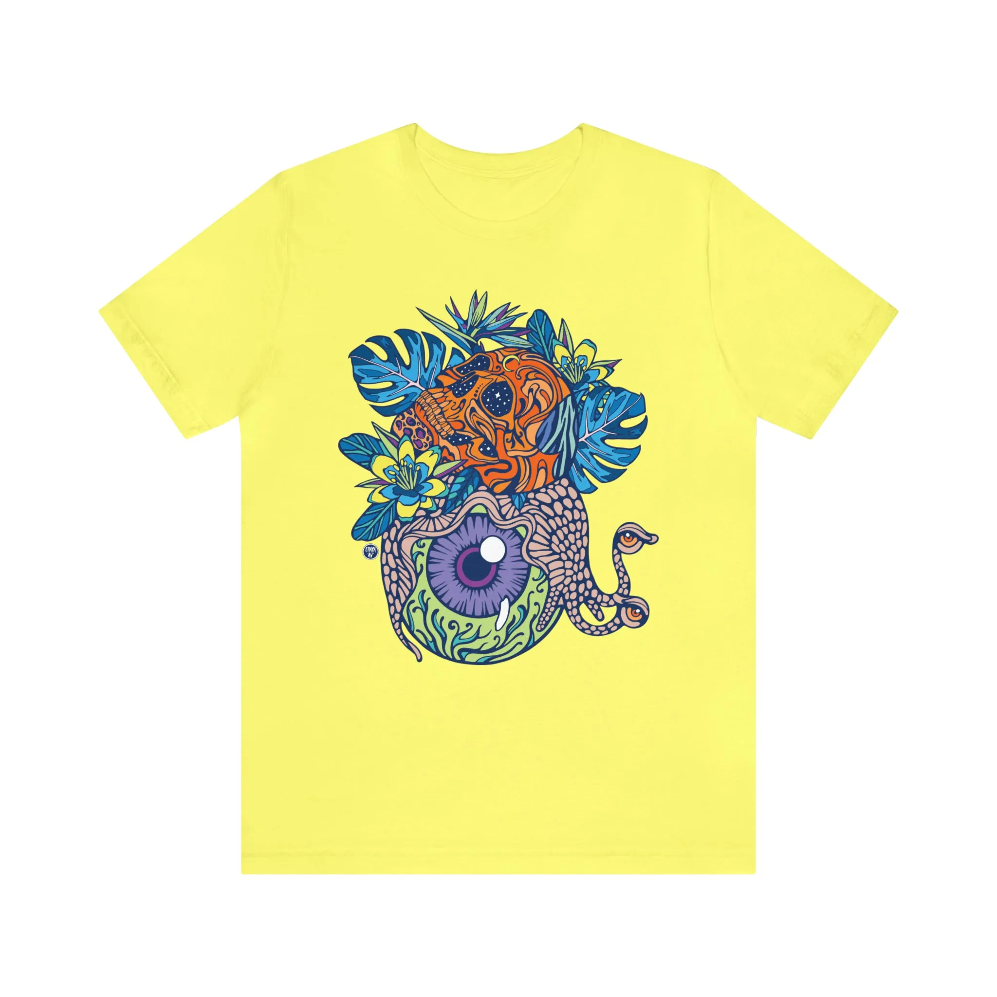 Snail Eyeland (ORNG) by Chaya Av Unisex Short Sleeve T-Shirt DTG (16 Colors Available)