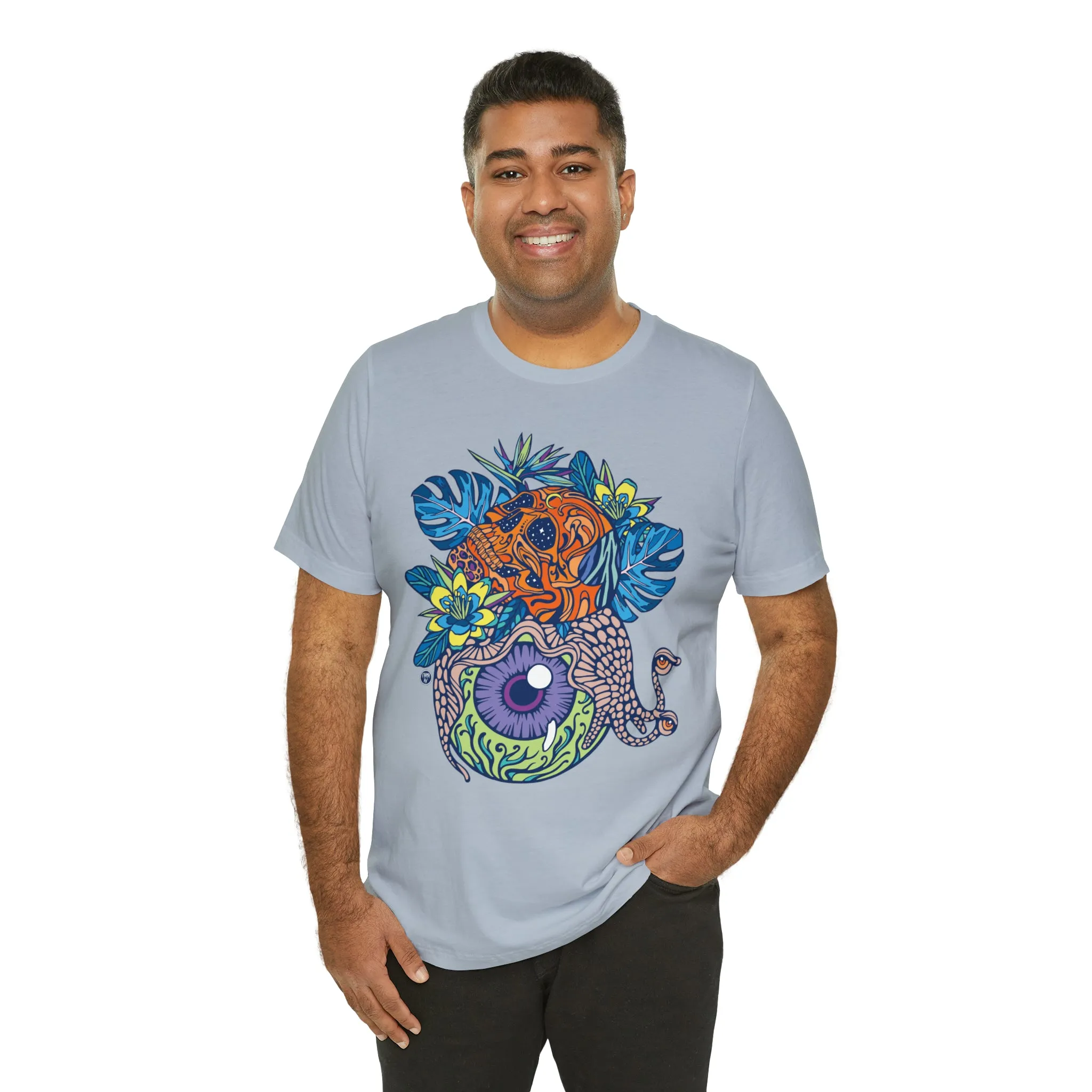 Snail Eyeland (ORNG) by Chaya Av Unisex Short Sleeve T-Shirt DTG (16 Colors Available)