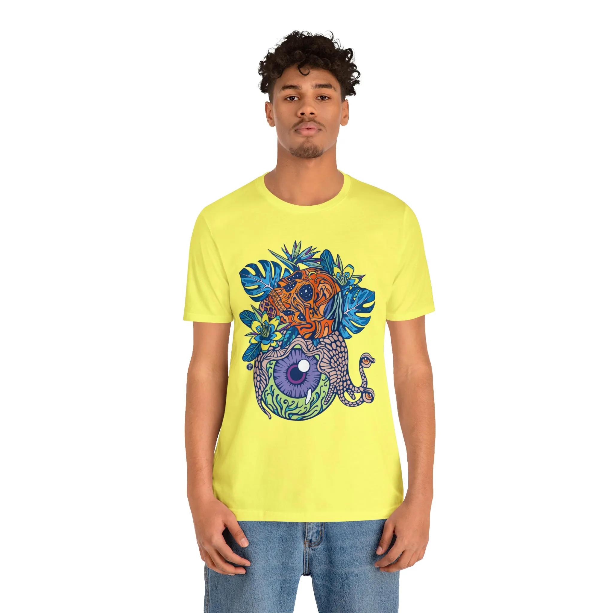 Snail Eyeland (ORNG) by Chaya Av Unisex Short Sleeve T-Shirt DTG (16 Colors Available)