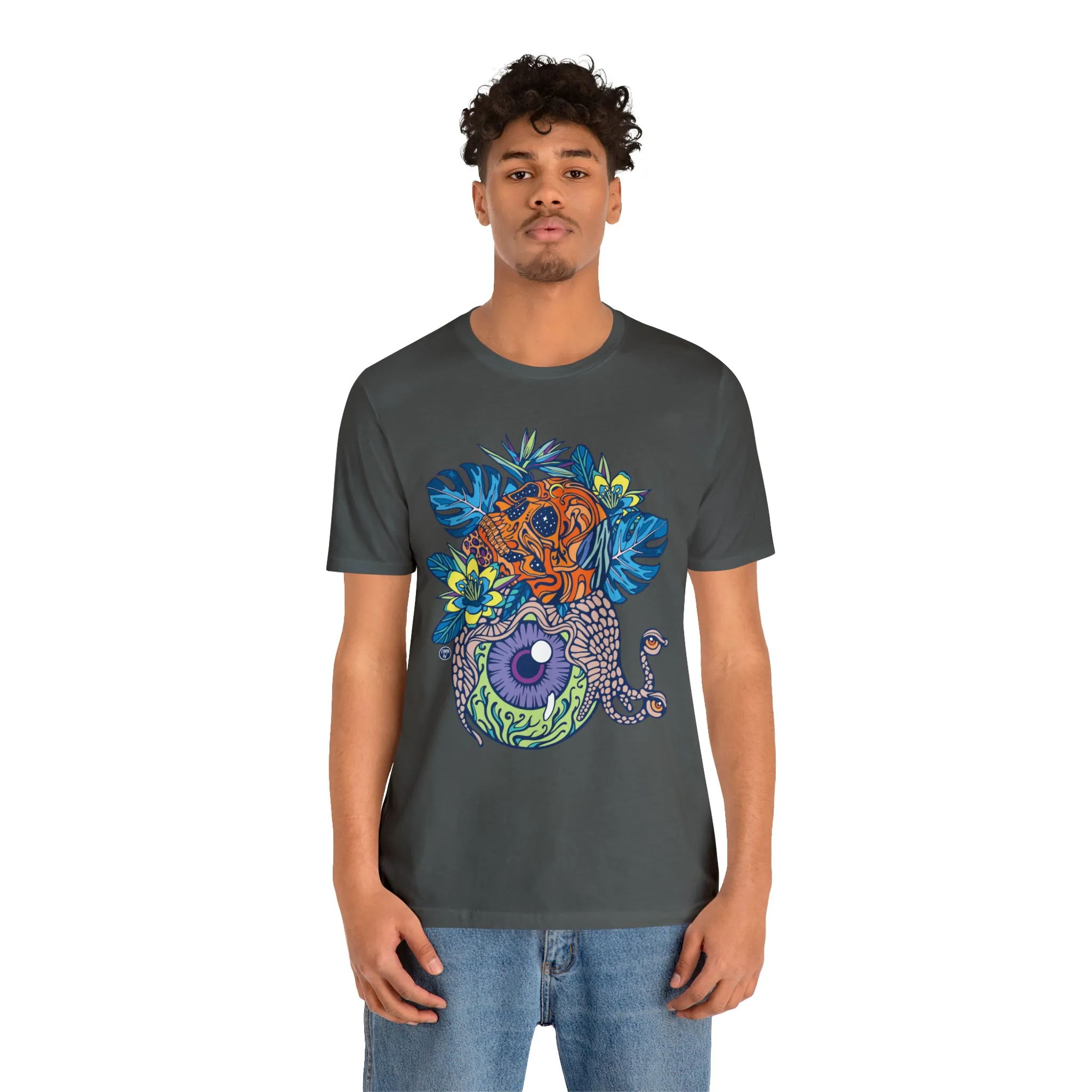 Snail Eyeland (ORNG) by Chaya Av Unisex Short Sleeve T-Shirt DTG (16 Colors Available)