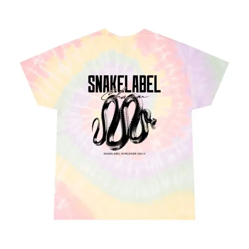 Snake Tie-Dye Tee, Spiral | 100% Preshrunk Cotton, Classic Fit, Medium Weight