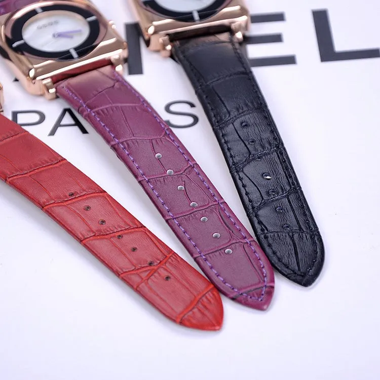 Square Pattern Durable Women's Watch