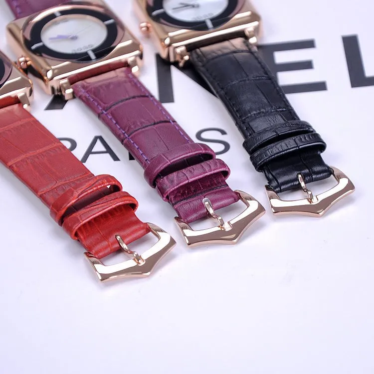 Square Pattern Durable Women's Watch