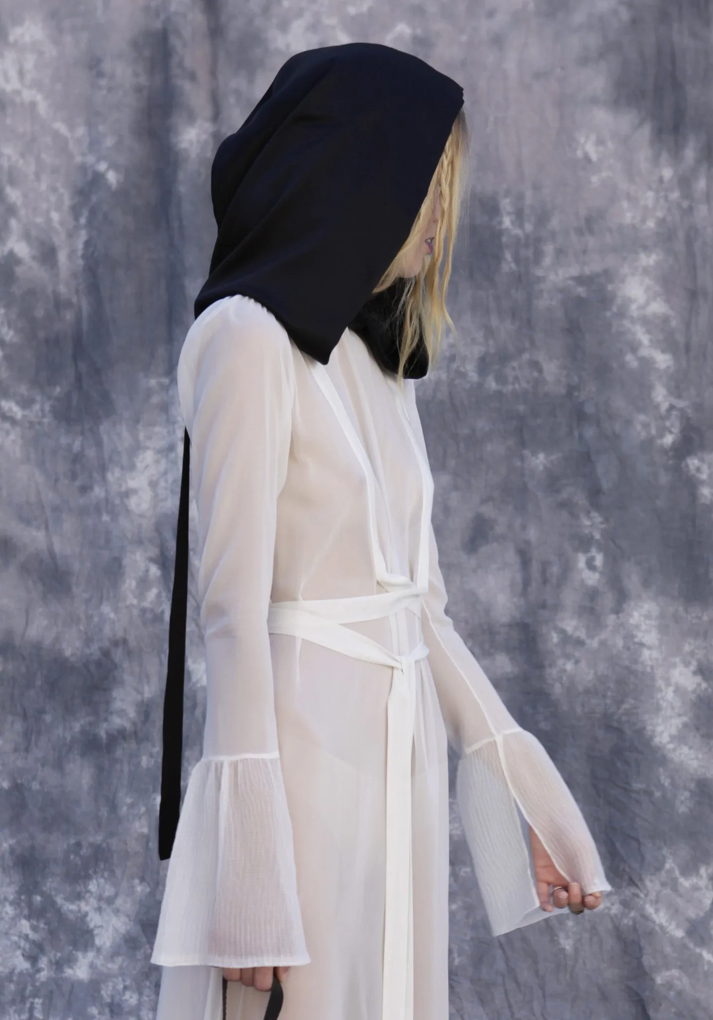 SS17 Silk Charmeuse Hood