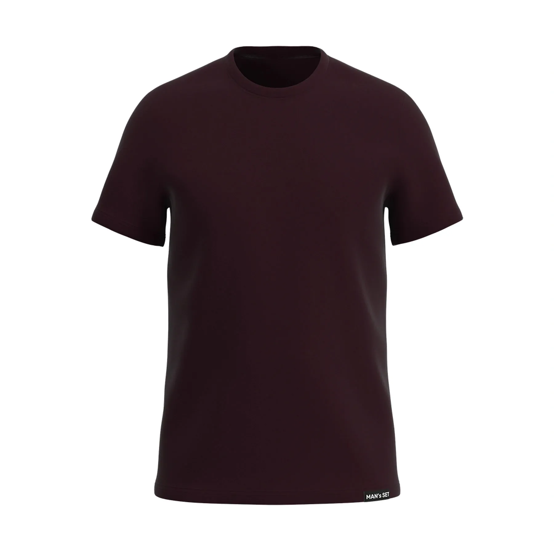 Super-soft Crew Neck T-Shirt, Plum