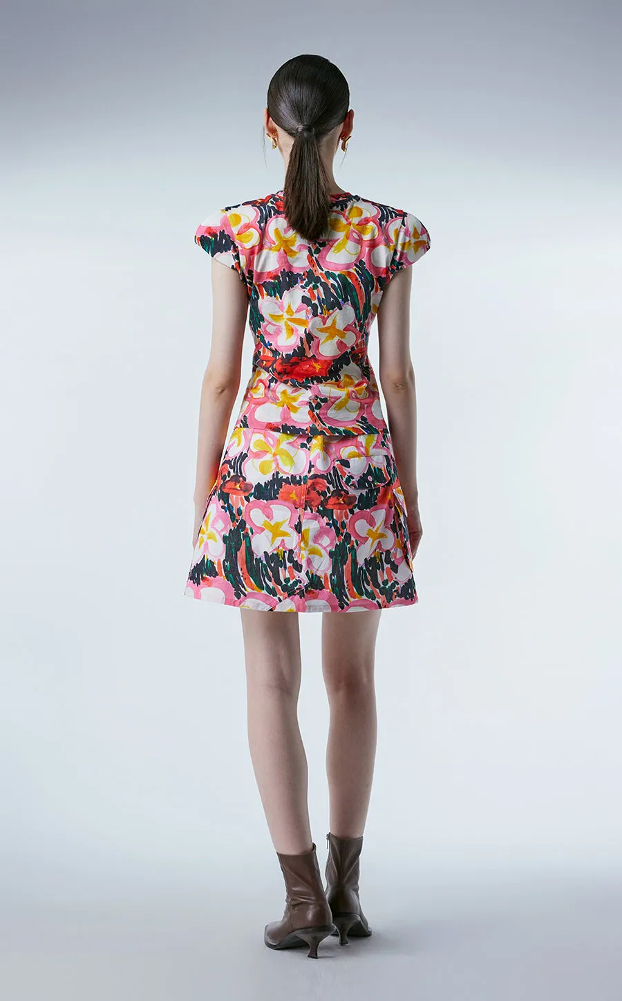 T-shirt / JNBY Floral Prints Slim-fit T-shirt