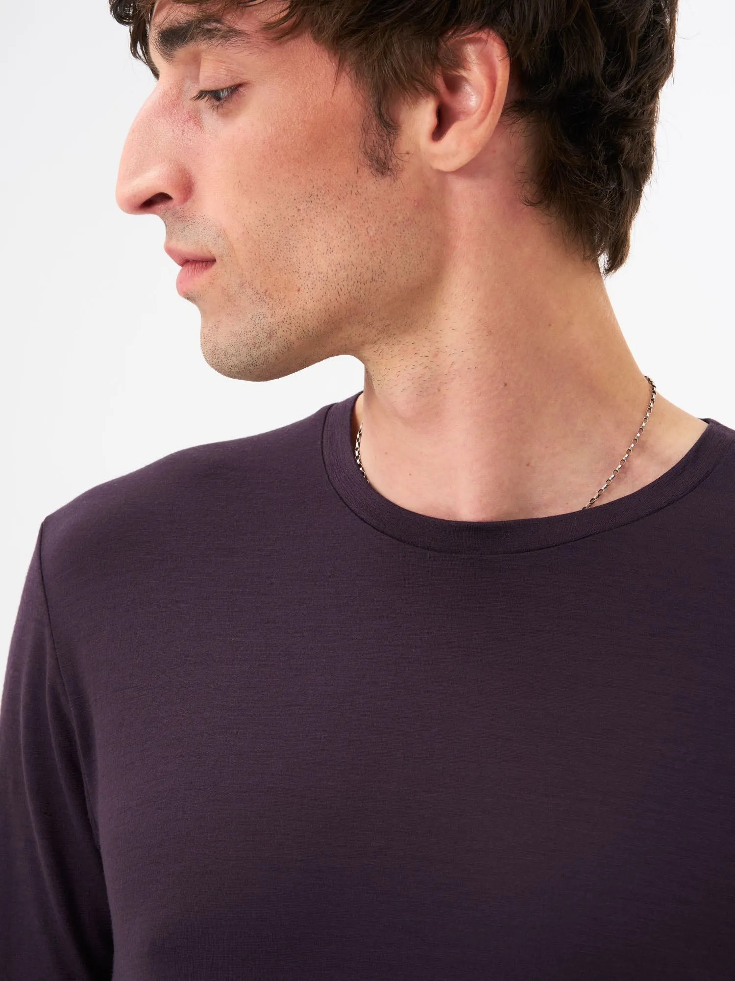 T-Shirt Merino - Sheep Plum (Male)