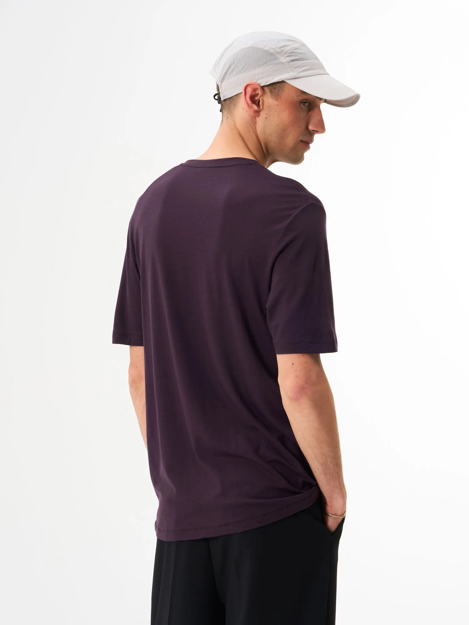 T-Shirt Merino - Sheep Plum (Male)
