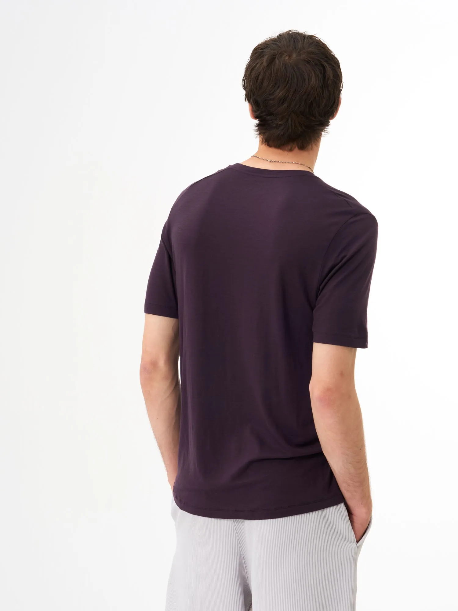 T-Shirt Merino - Sheep Plum (Male)