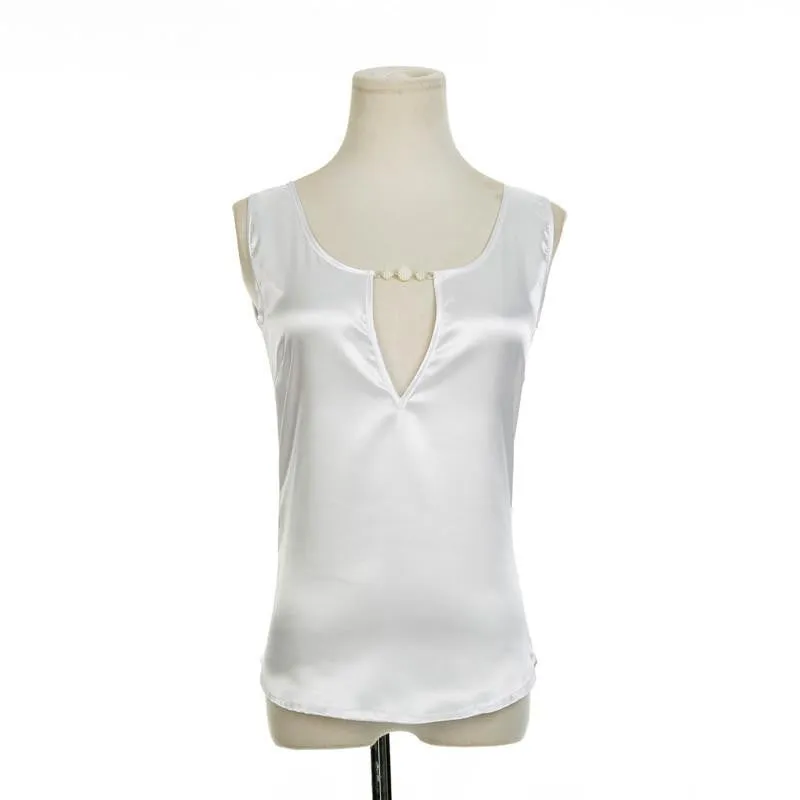 T-shirts style Casual Fashion sexy Women Plus Size Solid Color Sleeveless Letter women's Vest