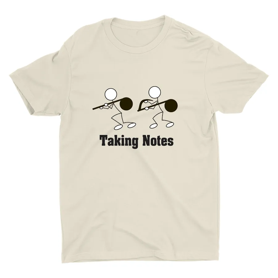 Taking Notes Printed Cotton Tee